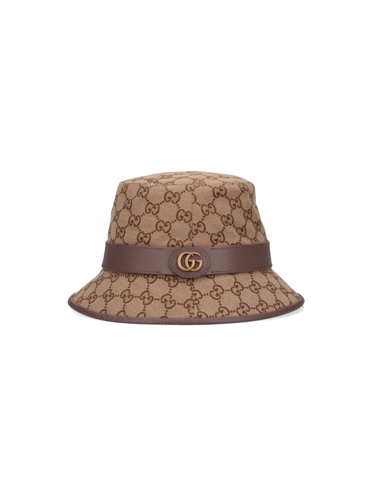Gucci 'gg' Fedora Hat In Brown