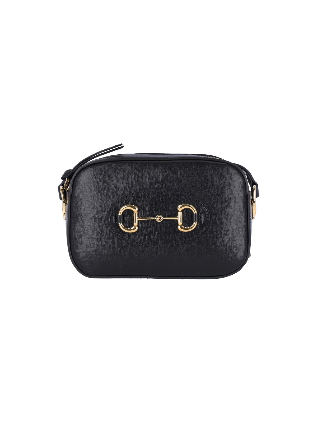 Gucci 'horsebit 1955' Small Crossbody Bag In Black  