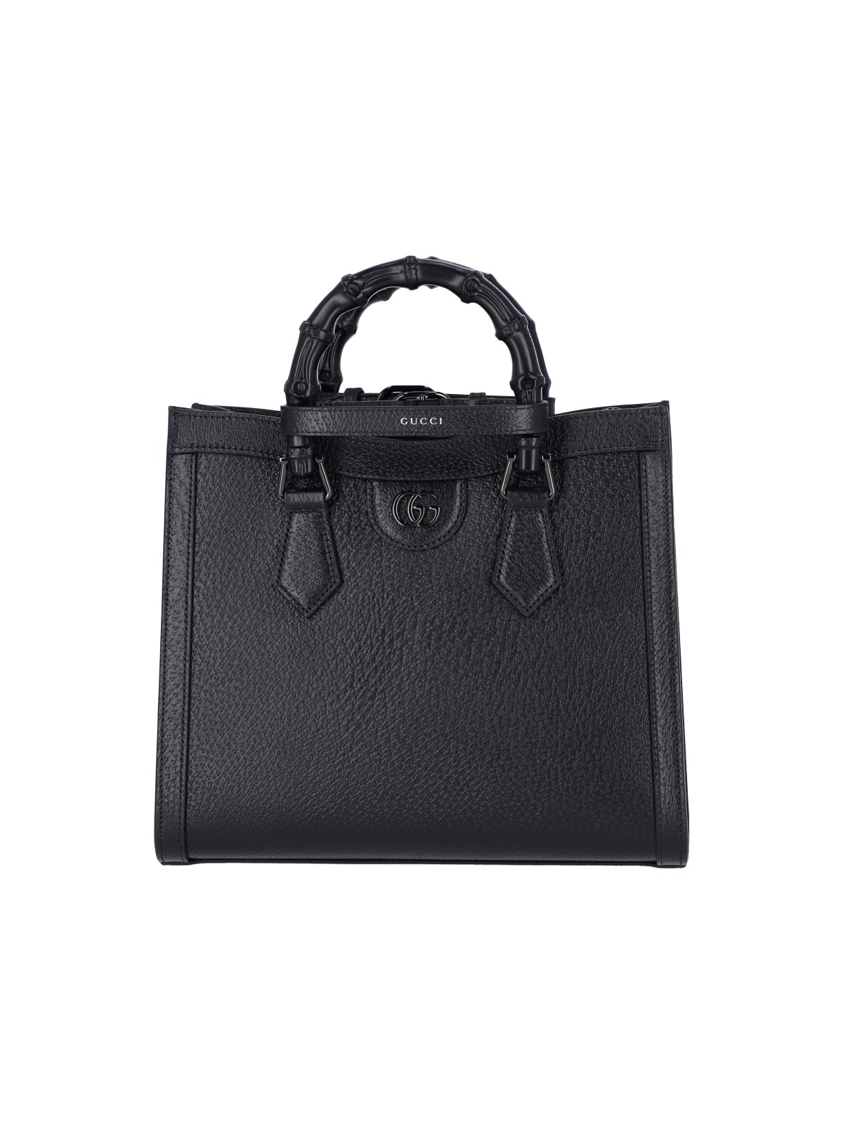 Shop Gucci Small Tote Bag "diana" In Black  