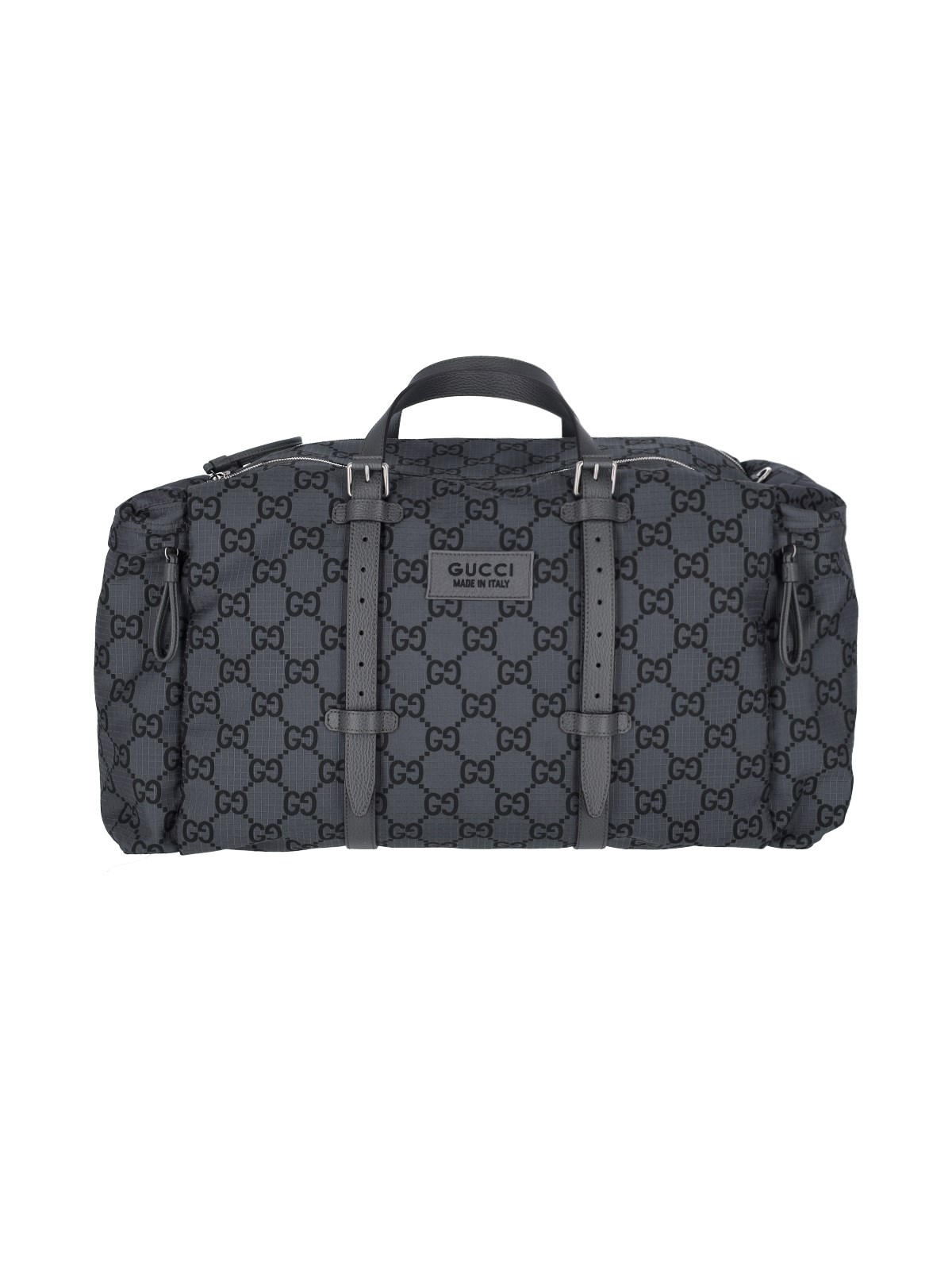 Gucci Maxi Travel Bag "gg" In Gray