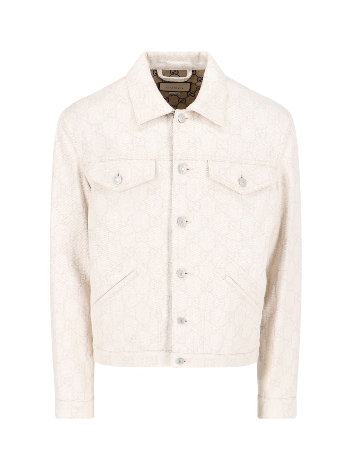 Gucci 'gg' Jacket In White