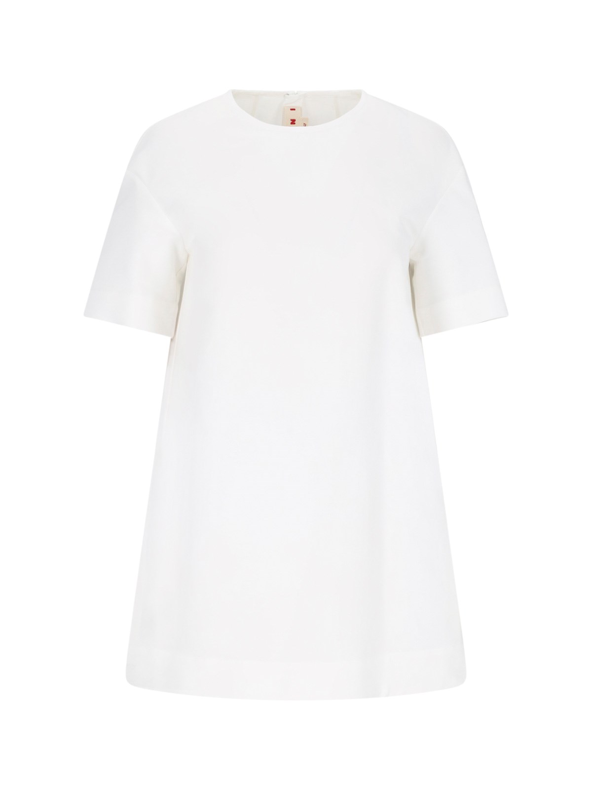 Shop Marni 'cocoon' Mini Dress In White