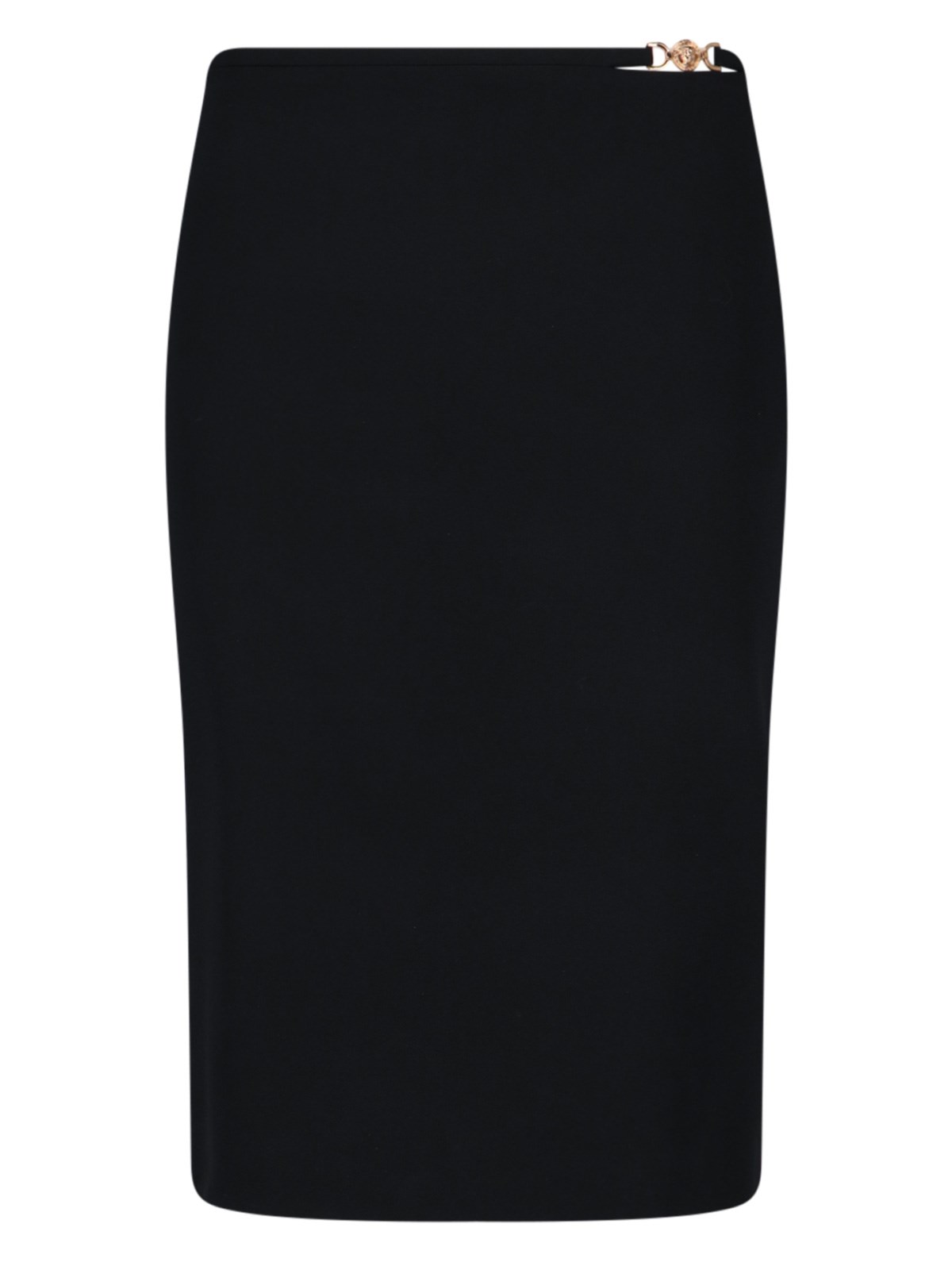 Shop Versace 'medusa '95' Midi Skirt In Black  