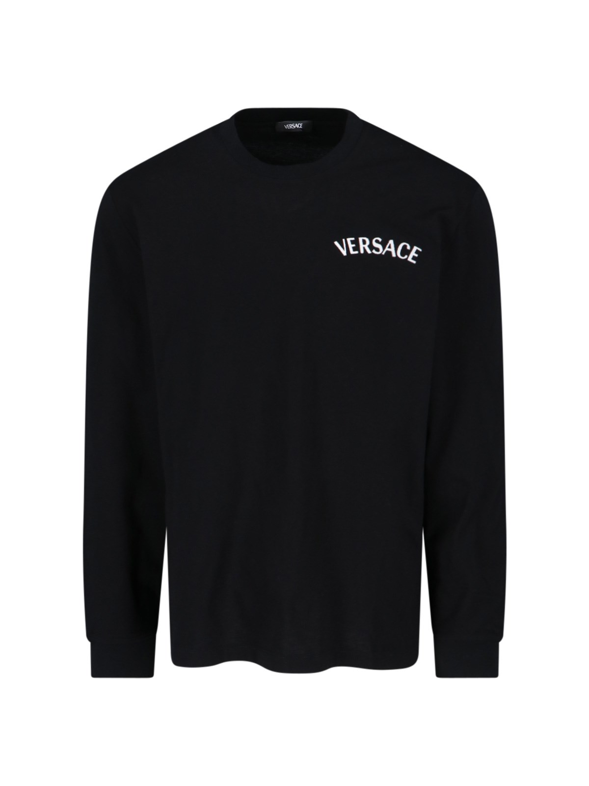 Shop Versace 'milano Stamp' T-shirt In Black  