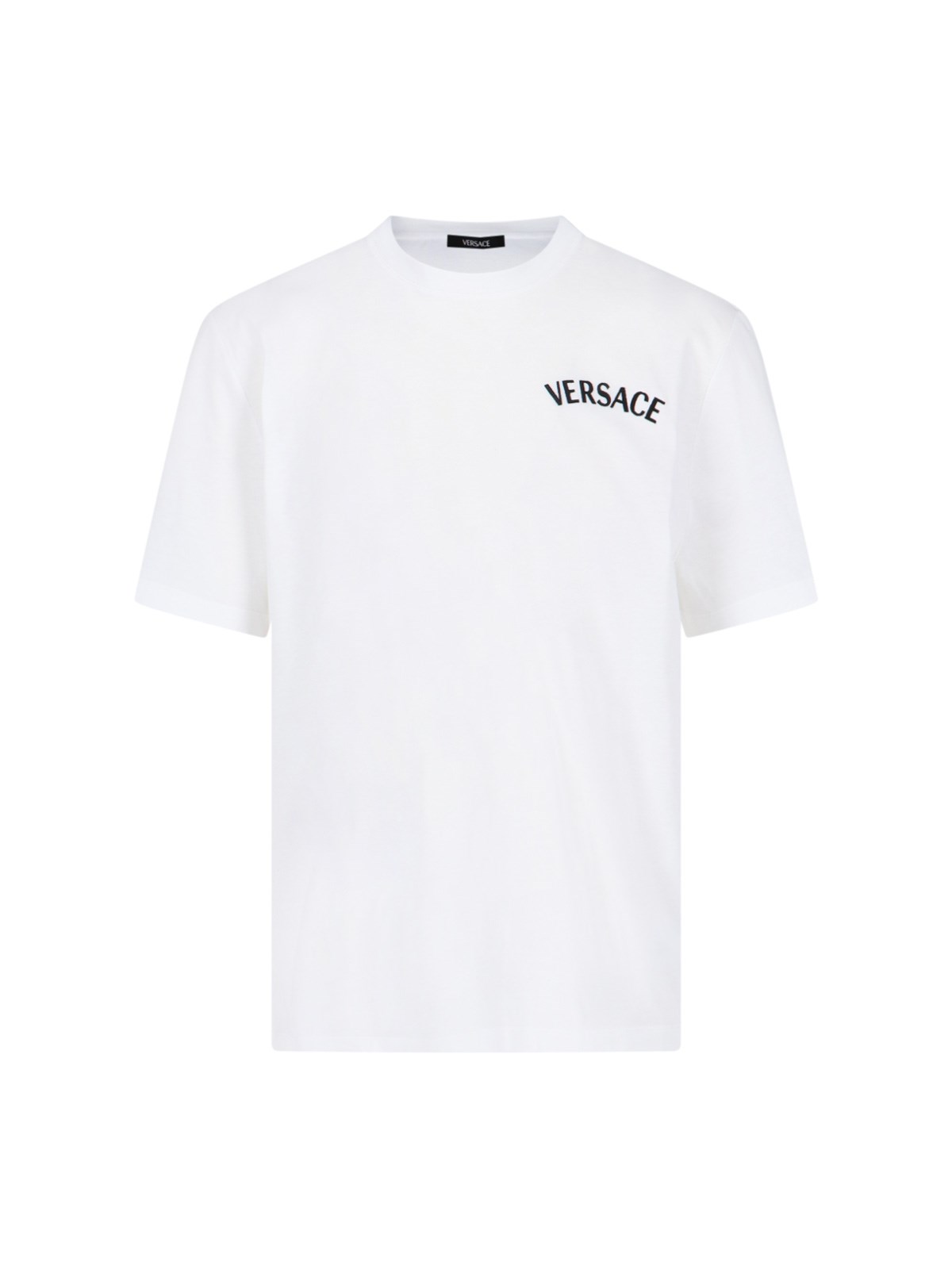 Shop Versace 'milano Stamp' T-shirt In White