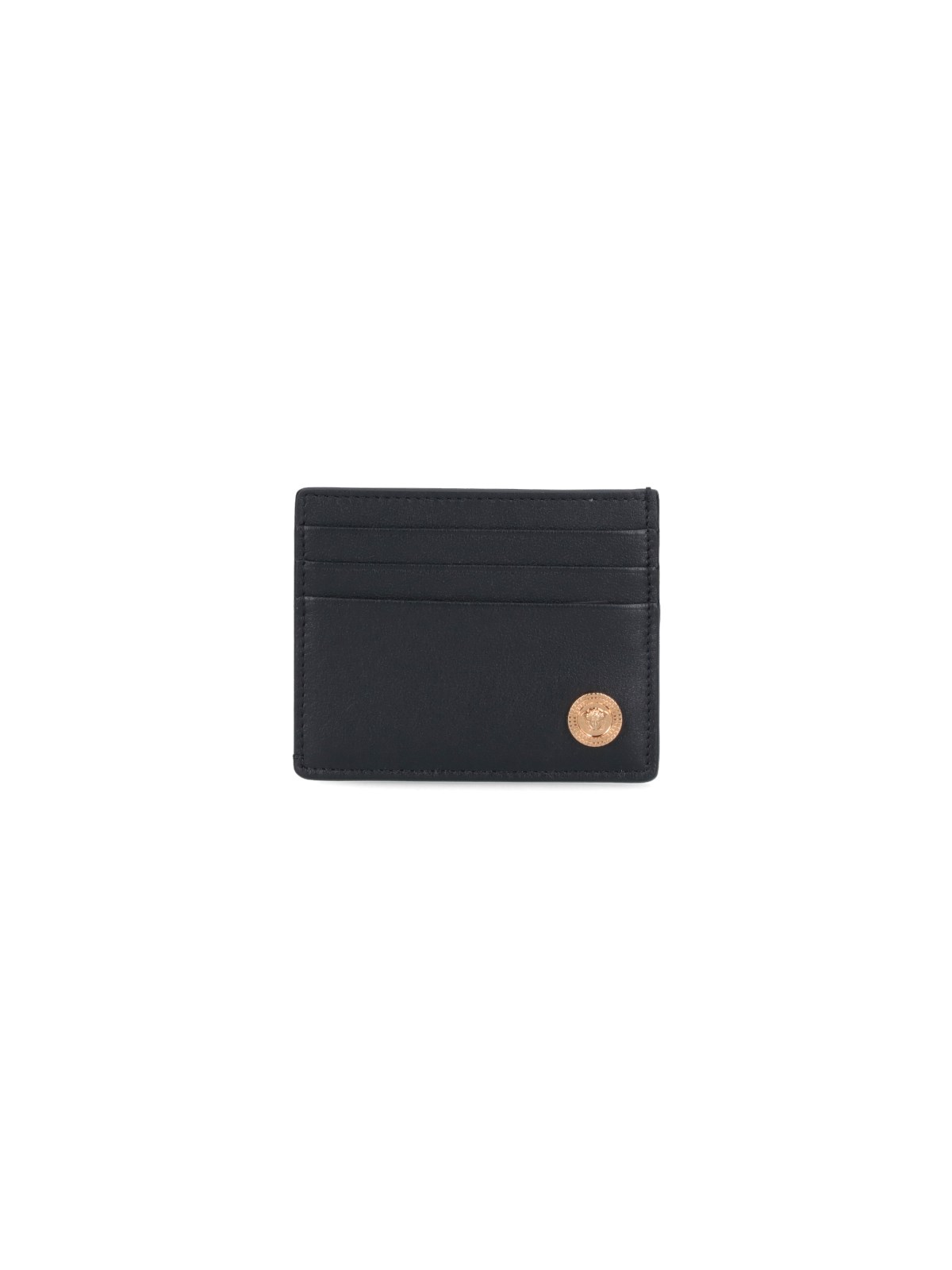 Shop Versace "medusa Biggie" Card Holder In Black  