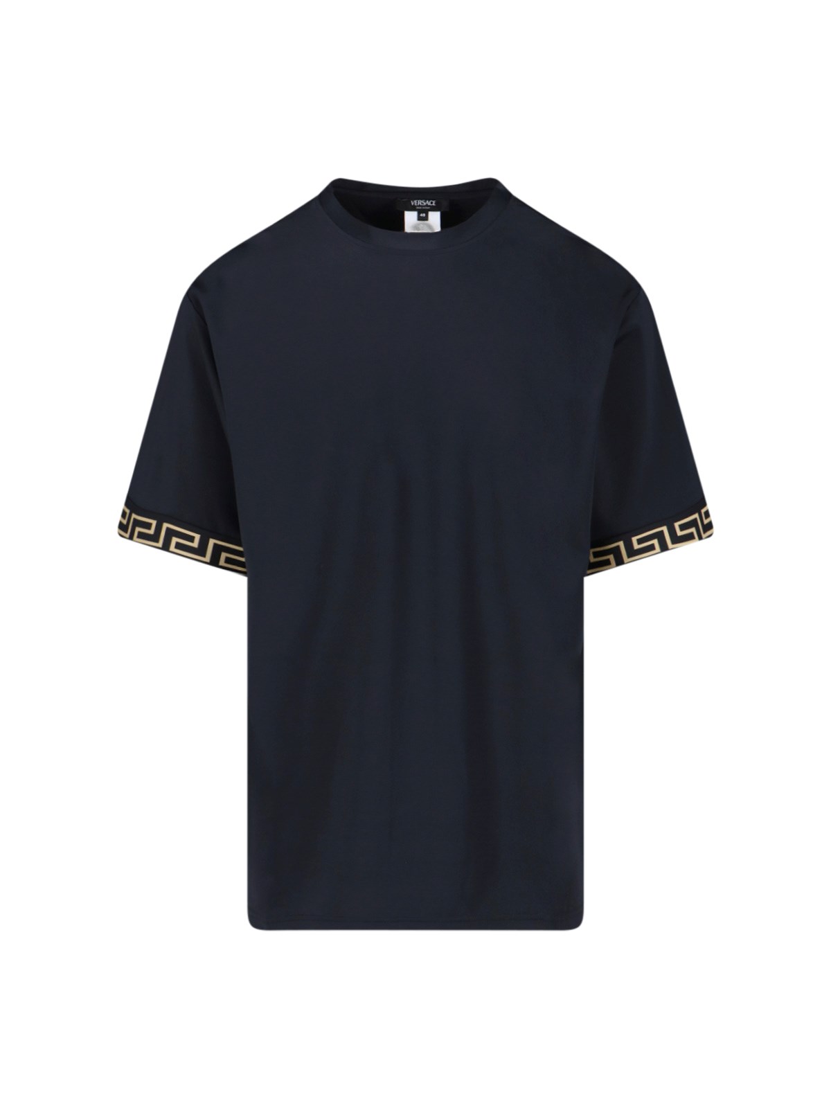 Shop Versace 'greca' Sports T-shirt In Black  