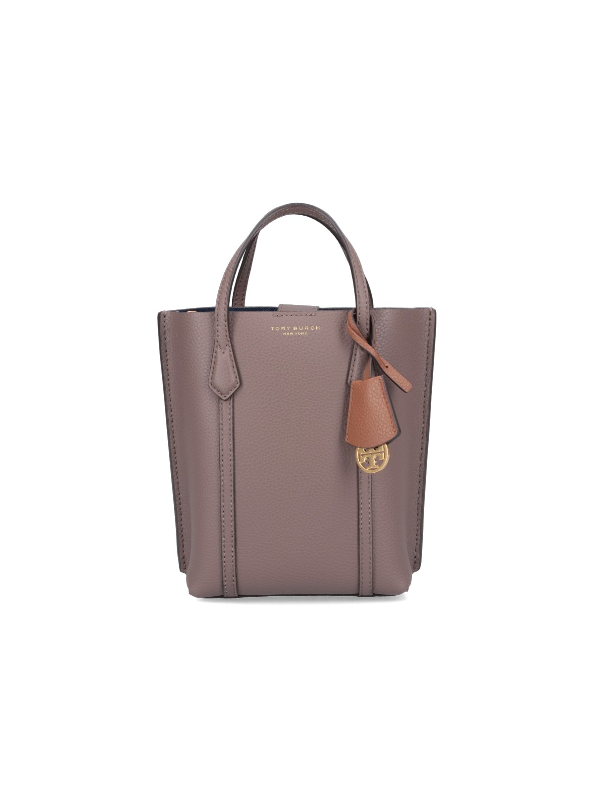 Tory Burch Mini Perry Tote Bag In Taupe