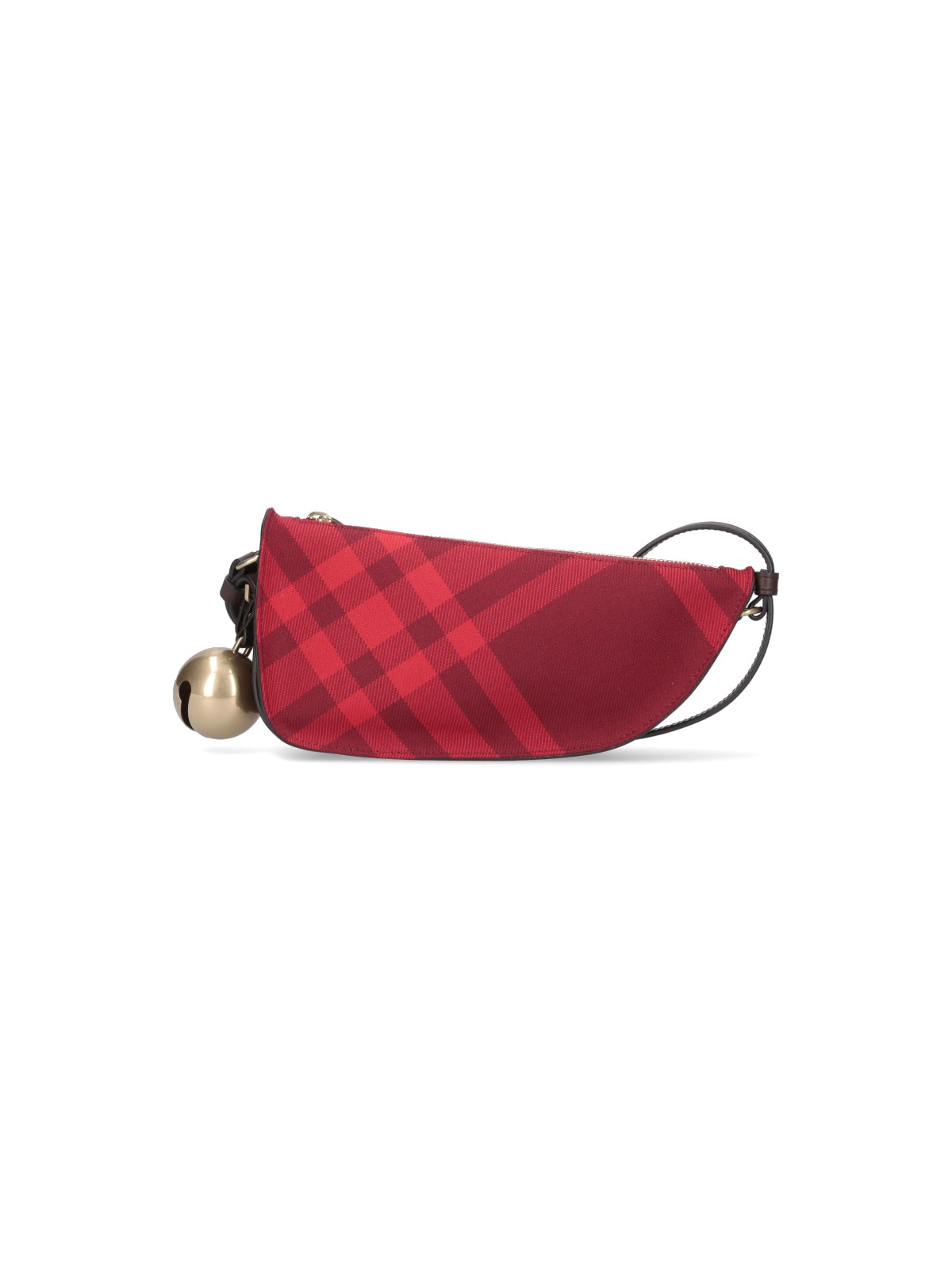 Burberry 'shield' Mini Bag In Red