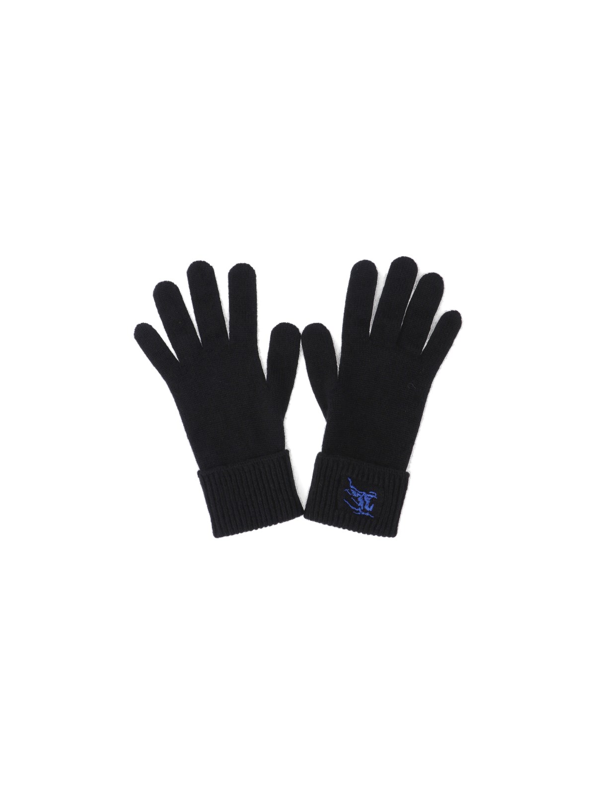 Shop Burberry Logo Gloves In Black  