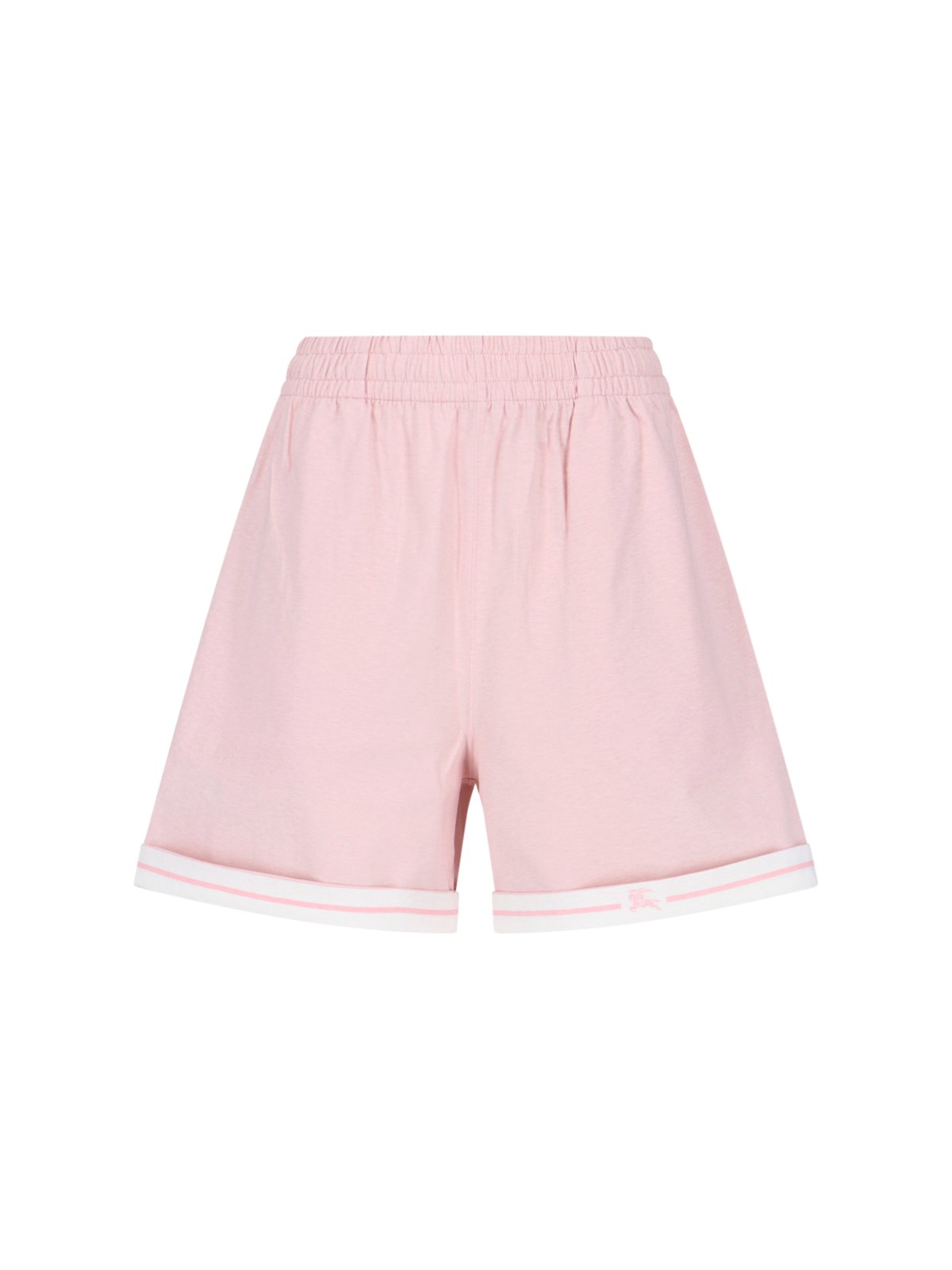 Burberry Track Shorts In Pink