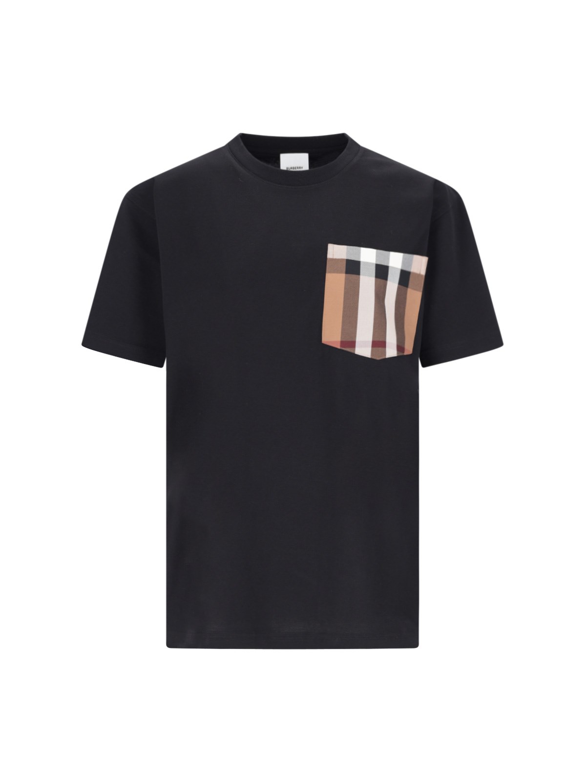 Shop Burberry Pocket T-shirt In Black  