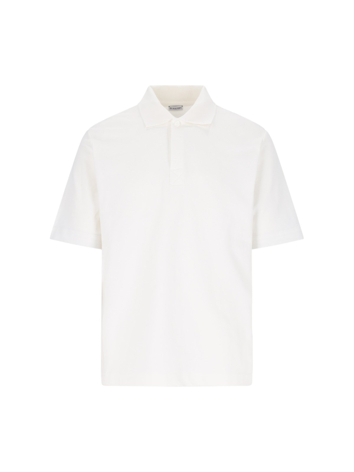 Burberry Basic Polo Shirt In White