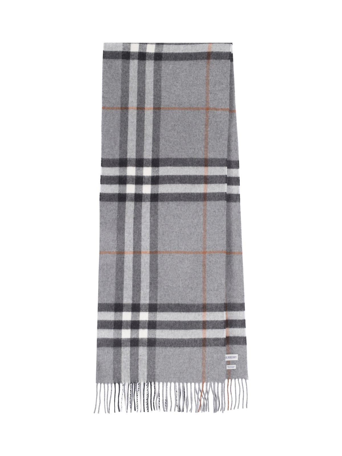 Burberry Cashmere Scarf In Grey