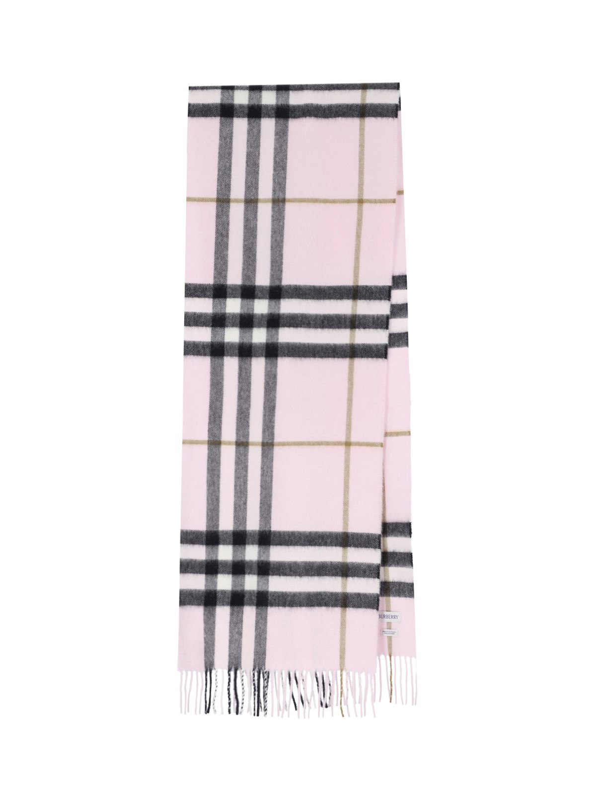 Burberry 'check' Scarf In Pink