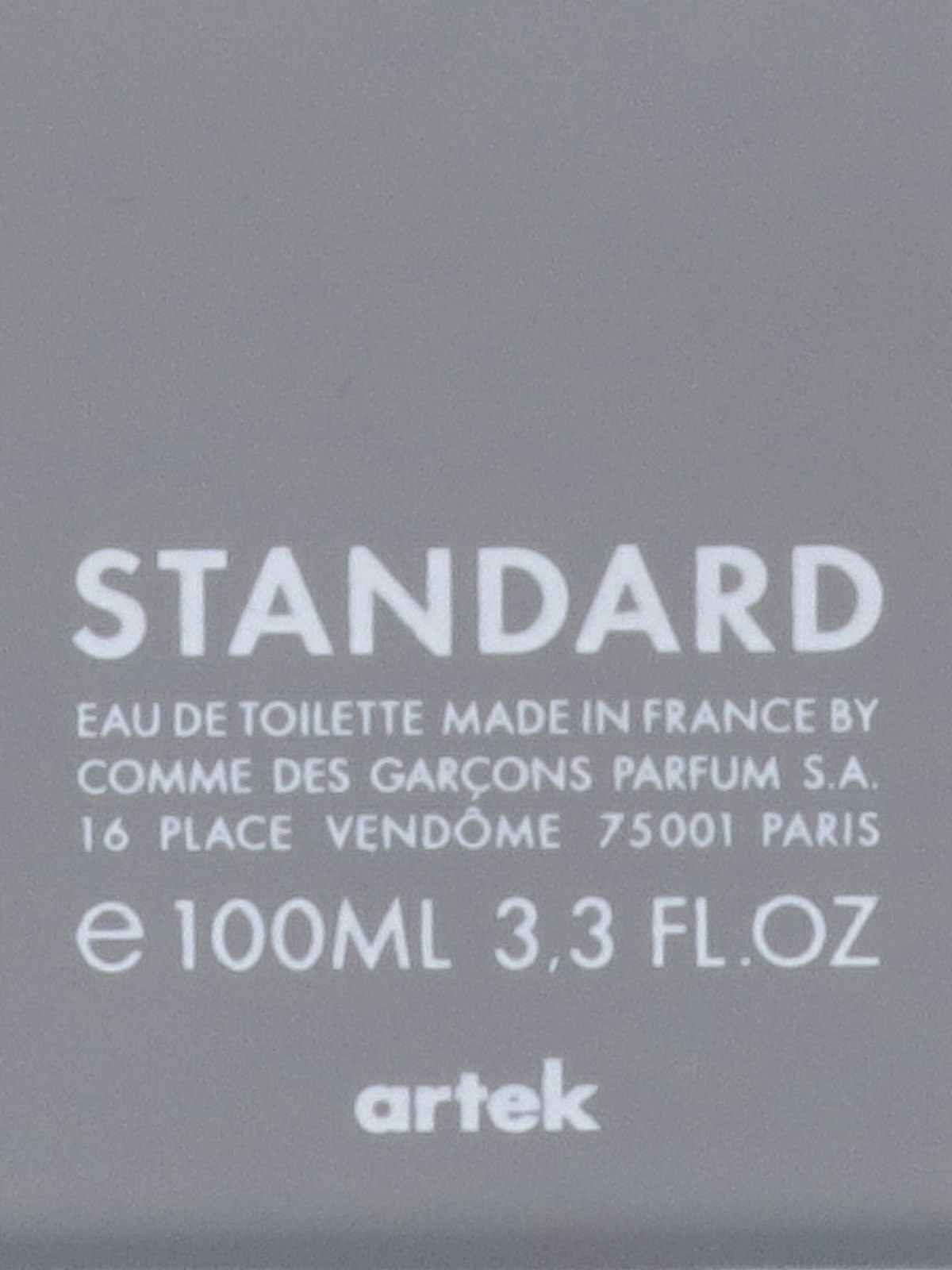 Standard comme cheap des garçons