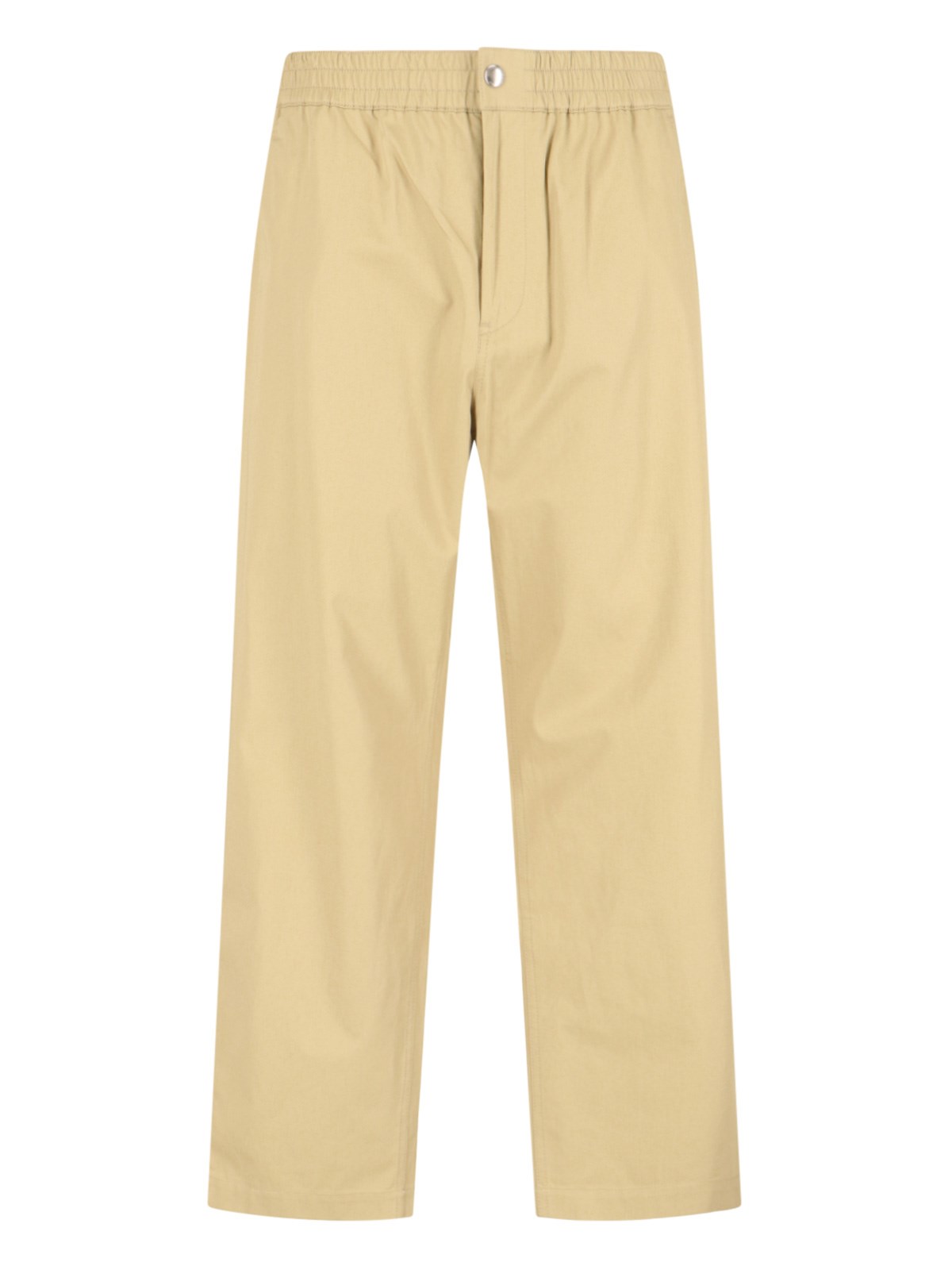 Shop Maison Kitsuné 'casual' Trousers In Beige