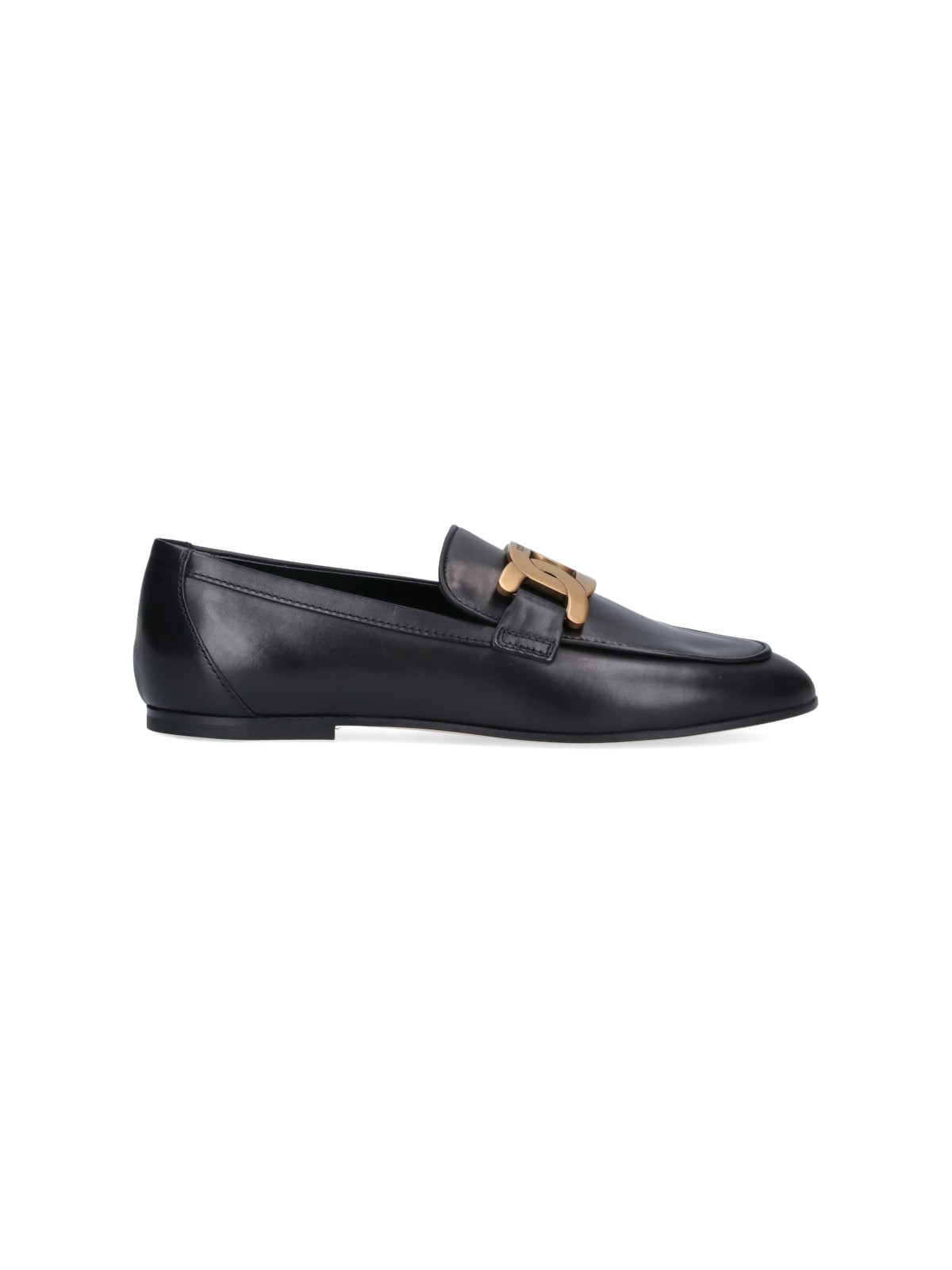 Tod's Buckle Loafers In Black