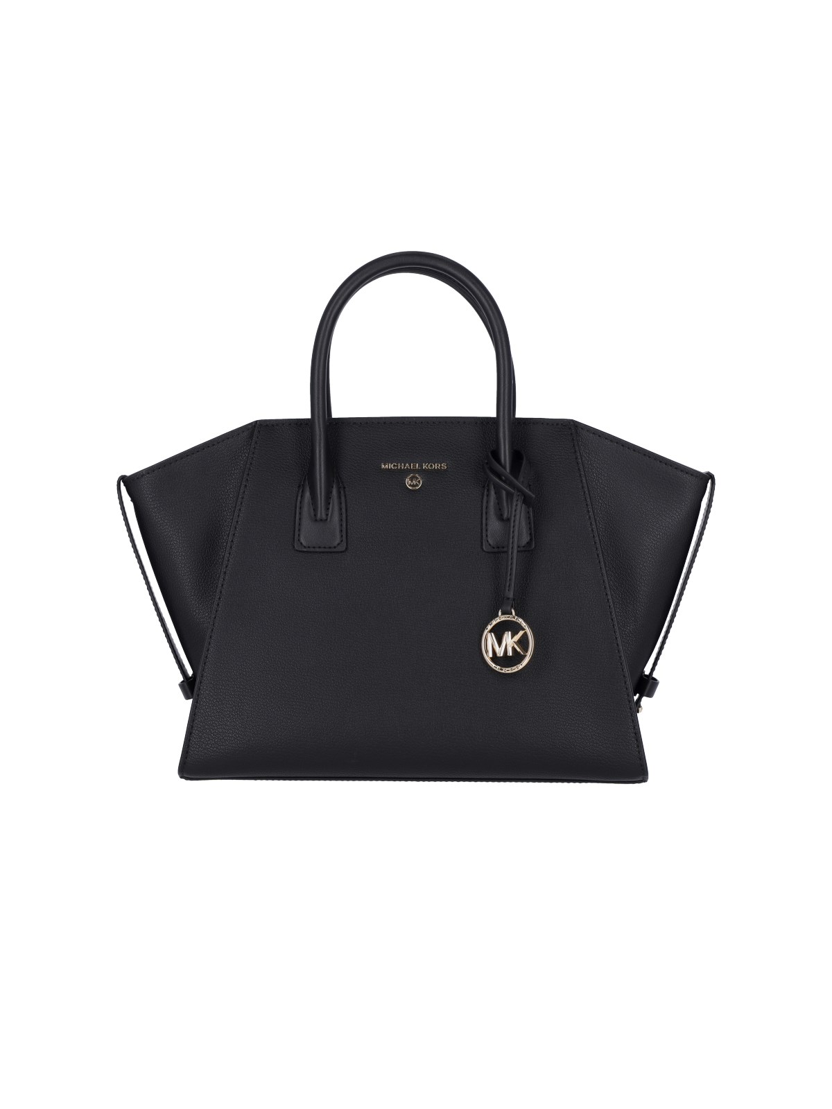 Shop Michael Kors Large Handbag "avril" In Black  