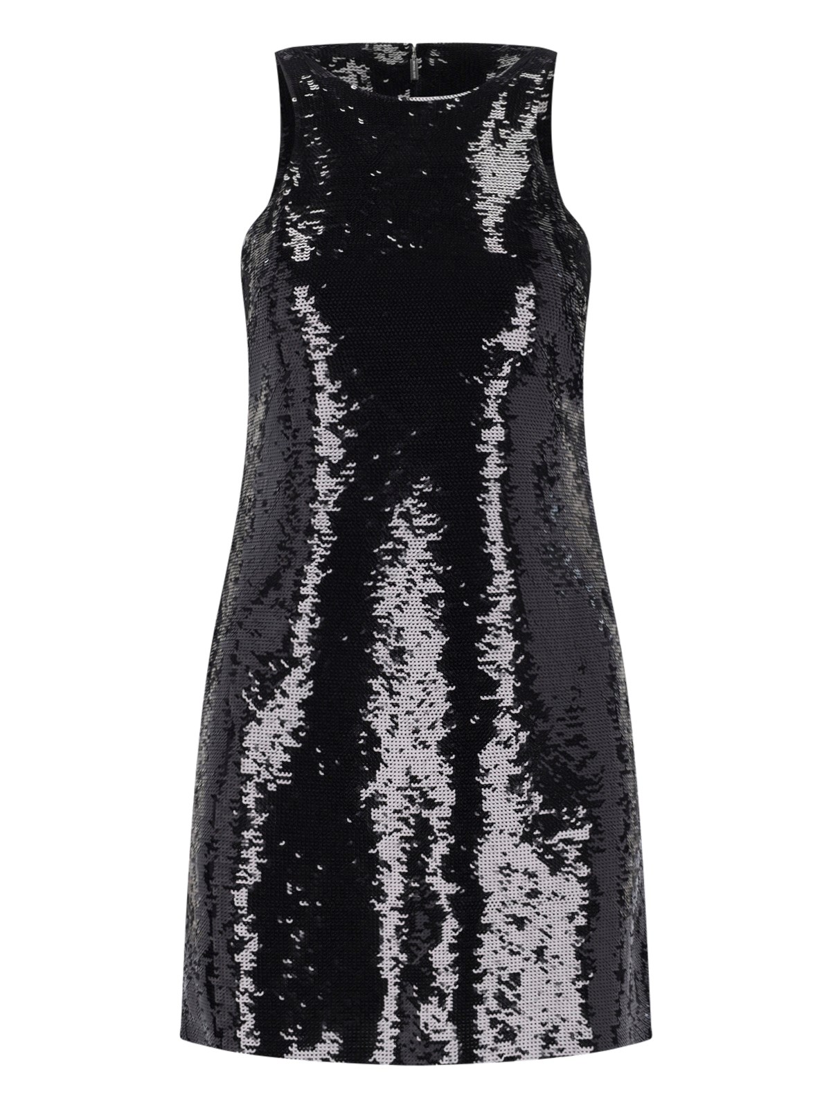 Michael Kors Sequin Mini Dress In Black  