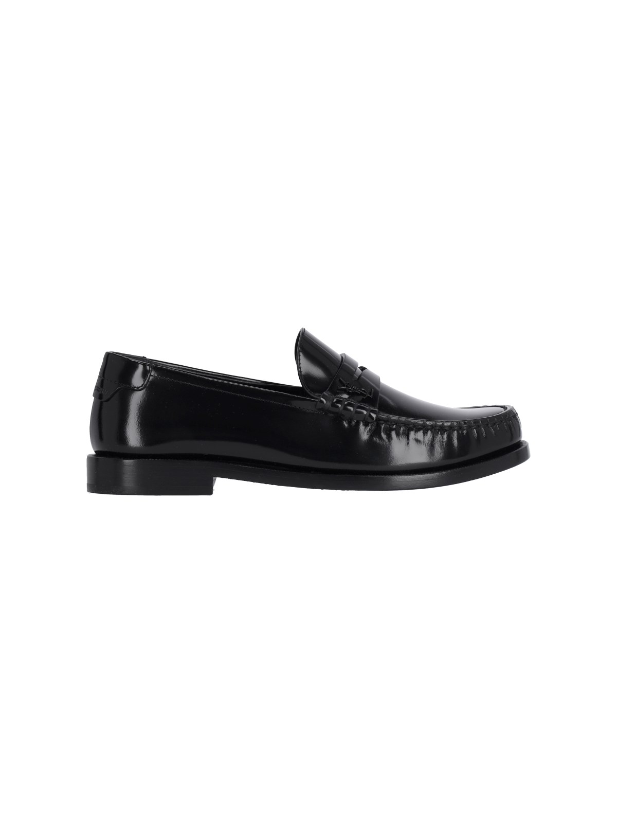 Shop Saint Laurent Loafers "the Loafers" In Black  