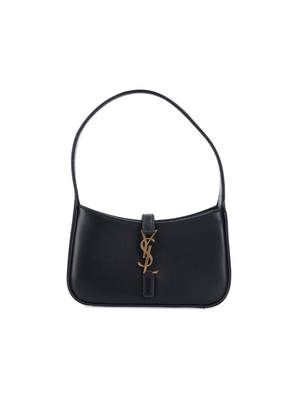 Shop Saint Laurent 'le 5 A' 7' Hobo Mini Bag In Black  