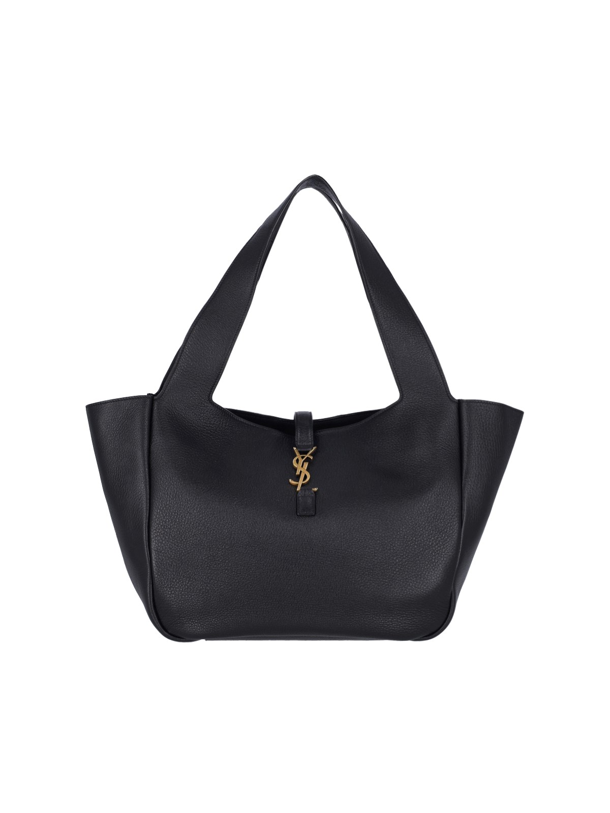 Shop Saint Laurent 'bea' Tote Bag In Black  