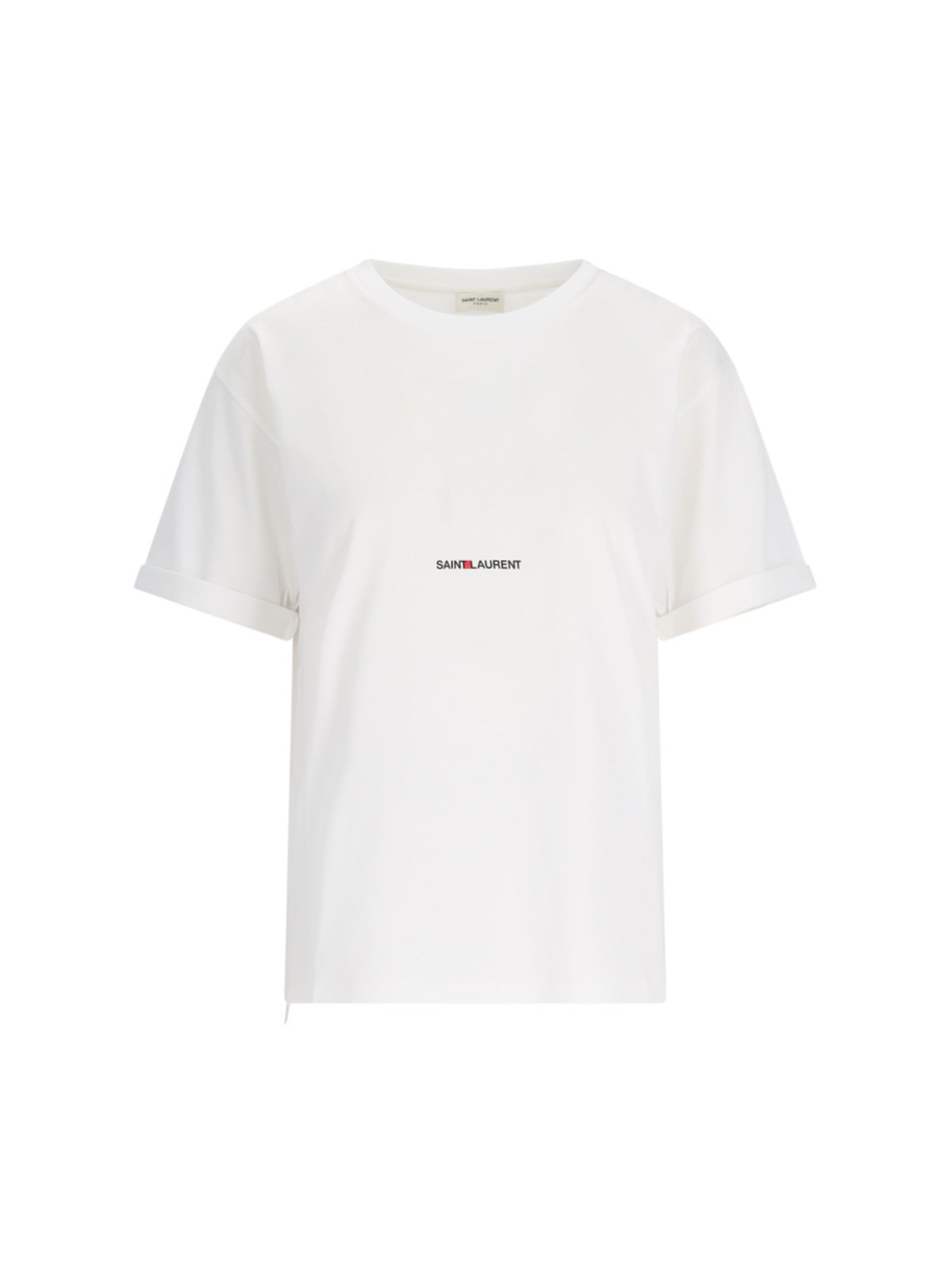 Shop Saint Laurent 'boyfriend' T-shirt In White