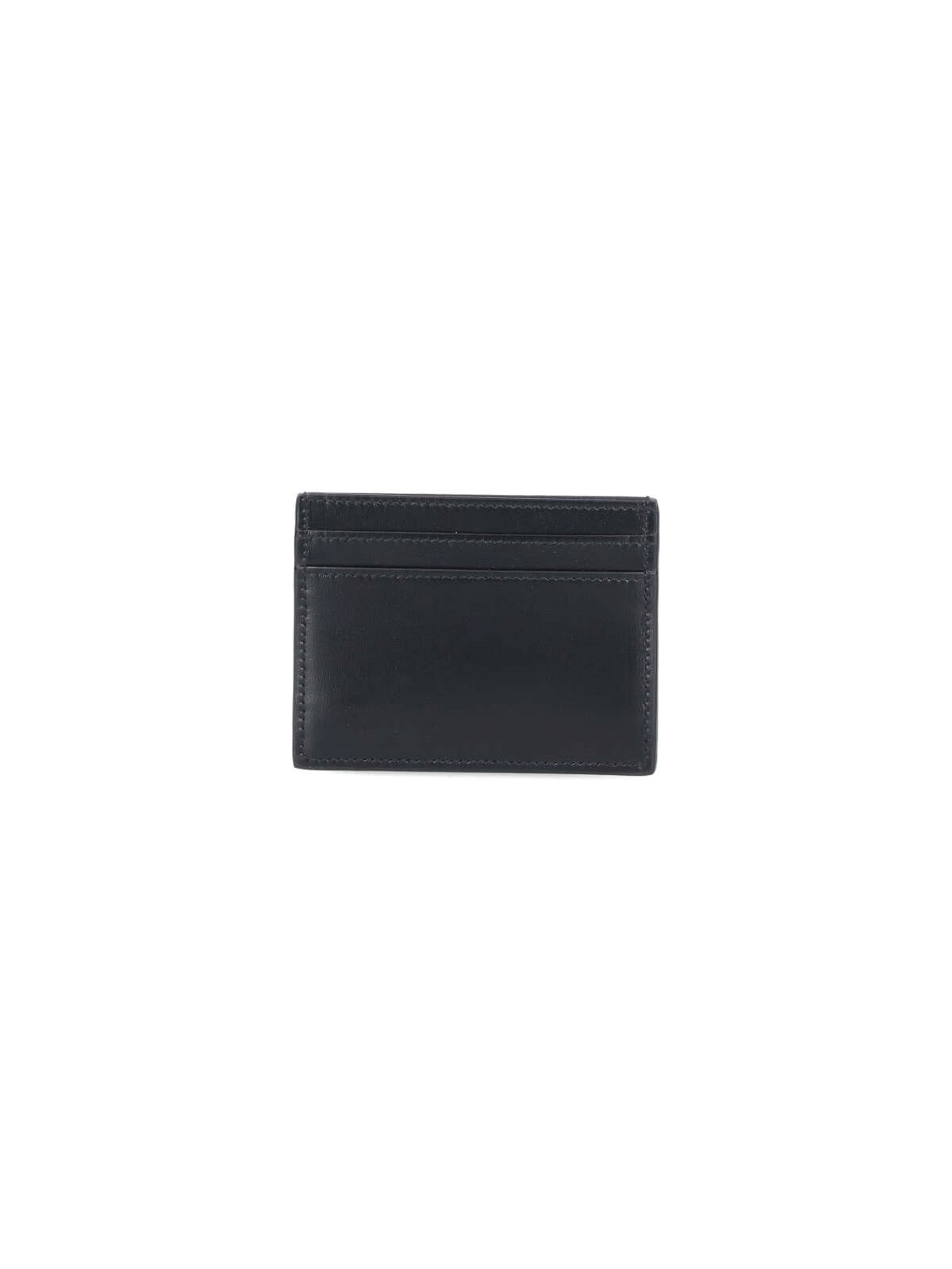 ★Saint Laurent★ Signature Logo Card Holder Black 3759460U9 Saint Laurent Logo Patent Leather Card Holder - Black - One