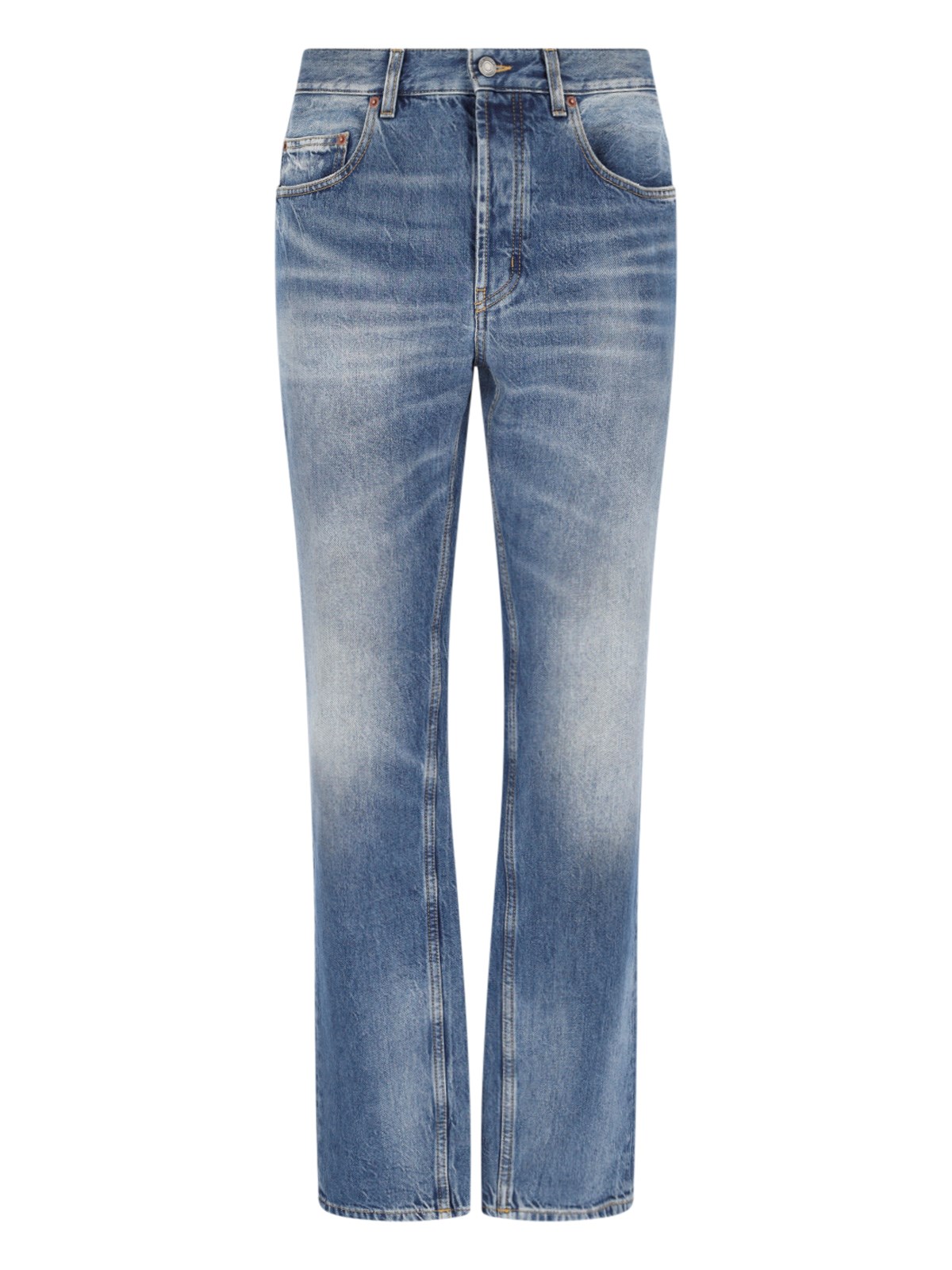 Shop Saint Laurent 'deauville' Jeans In Blue