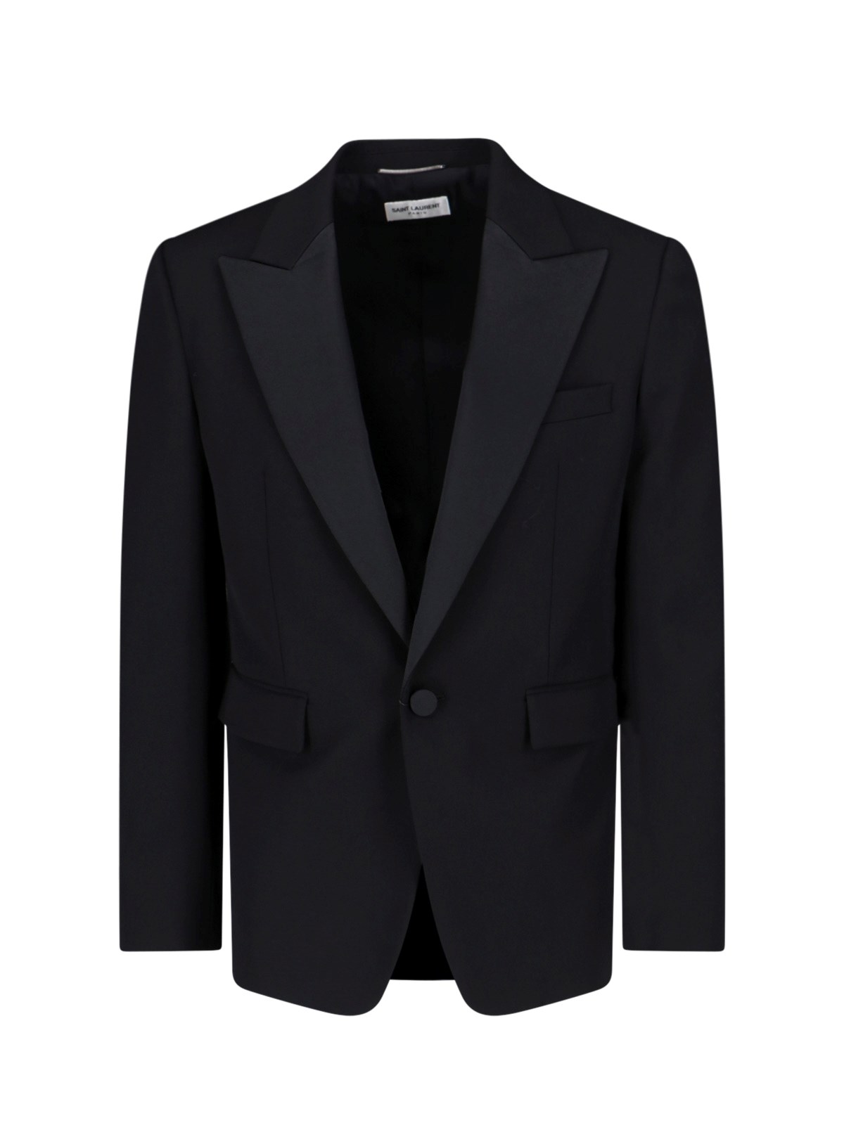 Shop Saint Laurent Tuxedo Jacket In Black  