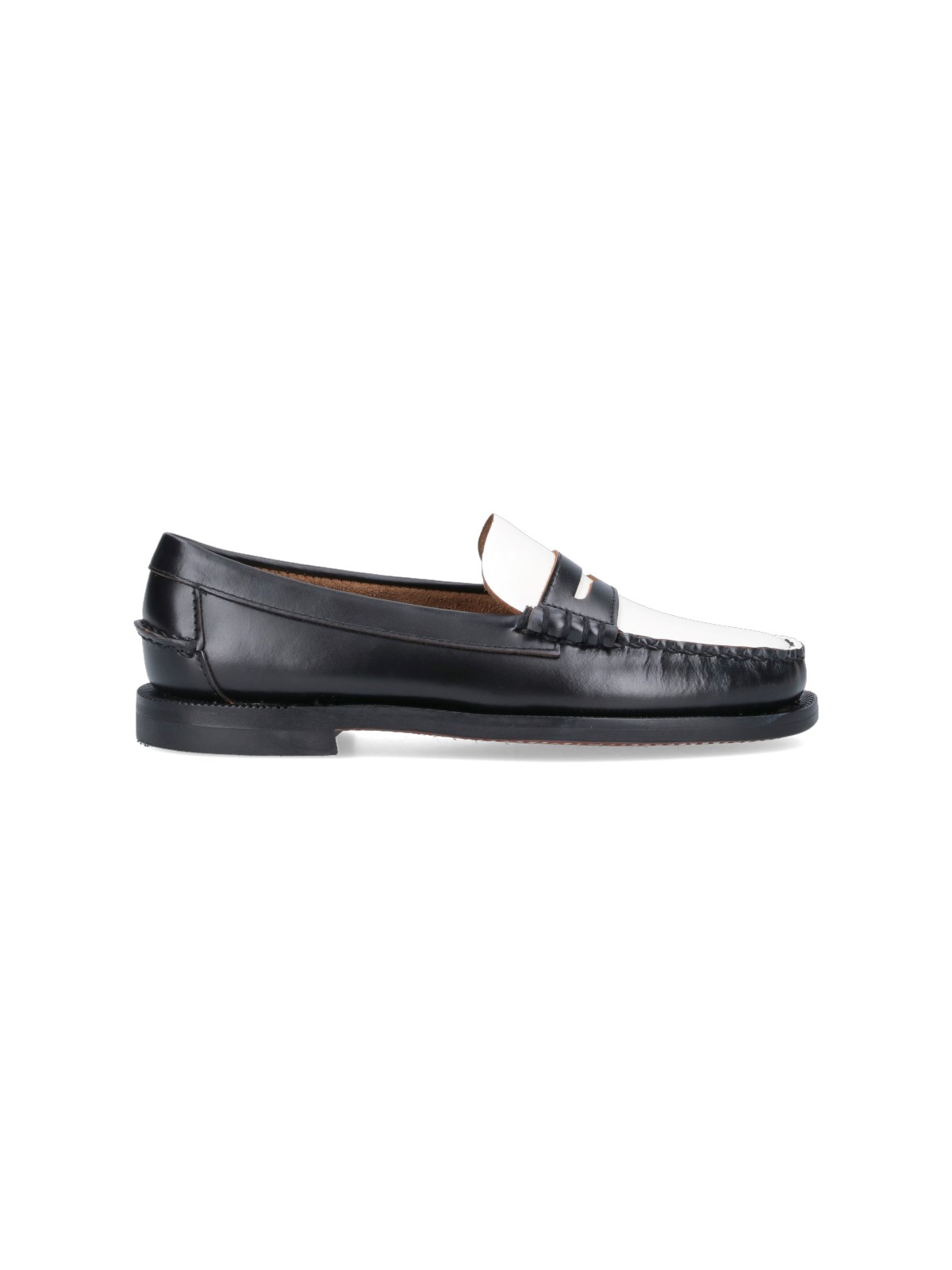 Shop Sebago "classic Dan" Loafers In Black  