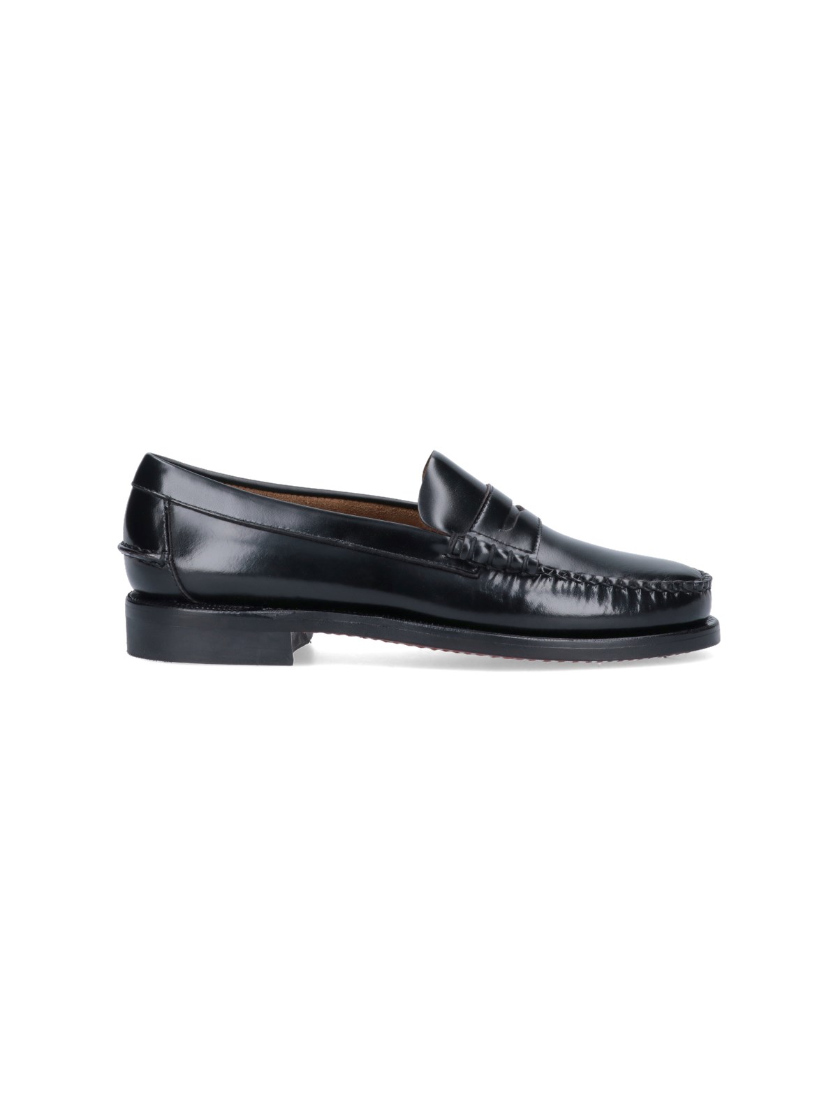 Shop Sebago 'classic Dan' Loafers In Black  
