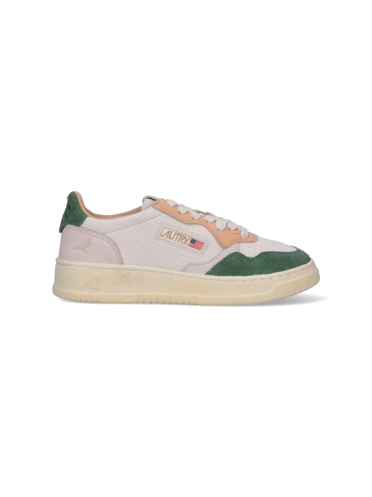 Autry Medalist Low-top Sneakers In Cream