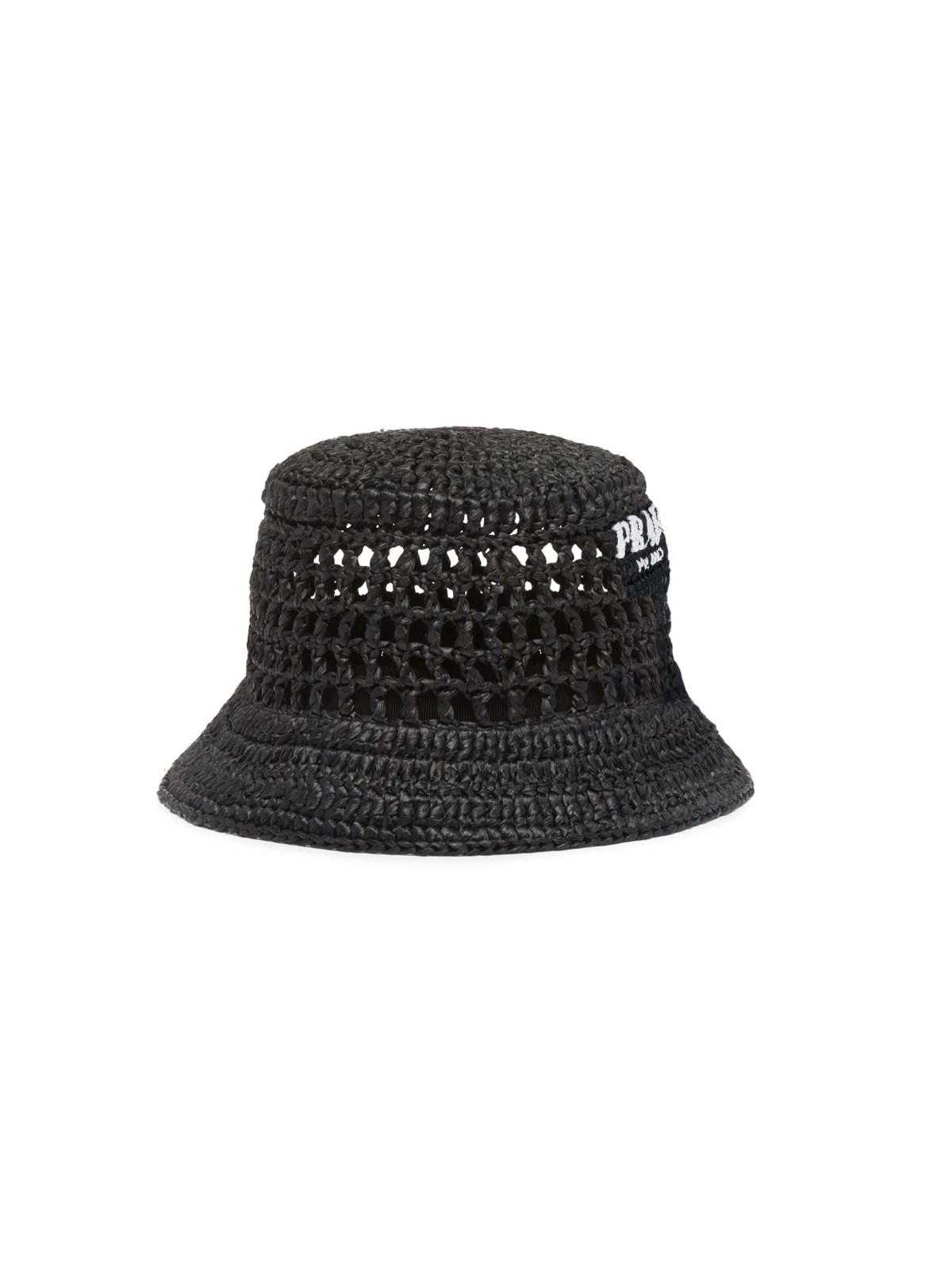 PRADA バケットハット ロゴ刺繍ドリルバケットハット | PRADA