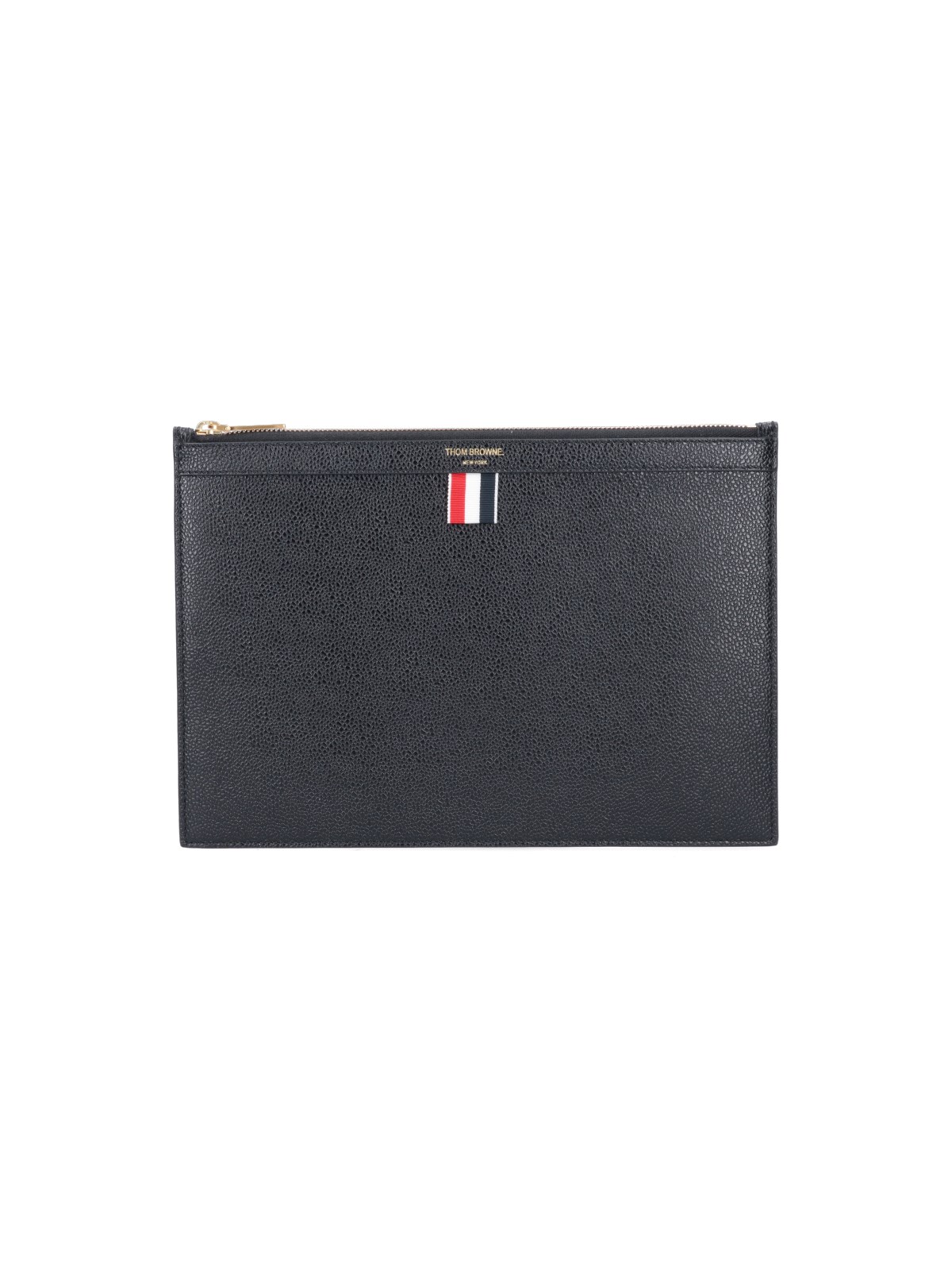 Thom Browne Tablet Pouch In Black  