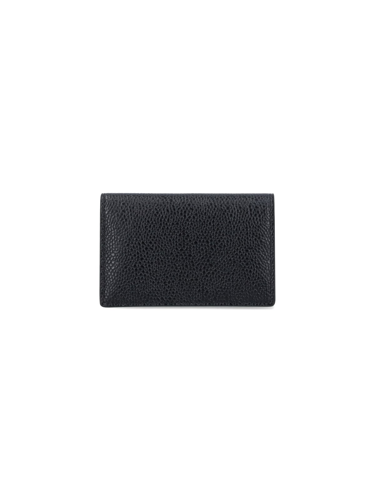 Thom Browne Bi-fold Card Holder In Black  