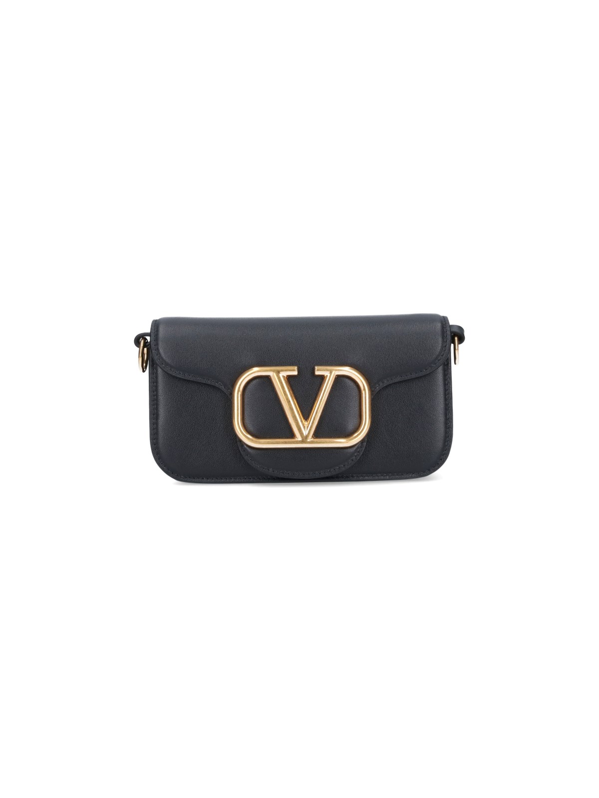 Shop Valentino 'locò' Small Shoulder Bag In Black  