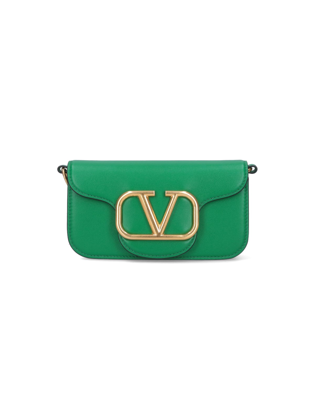 Valentino Garavani 'locò' Small Shoulder Bag In Green
