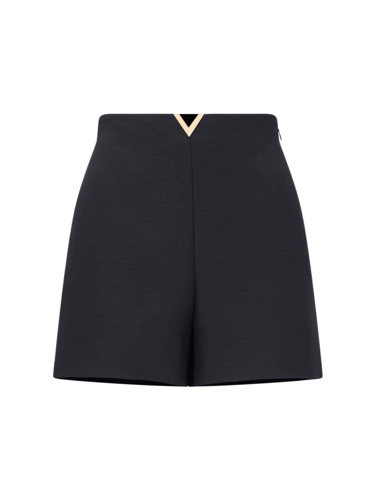 Valentino 'v Gold' Shorts In Black