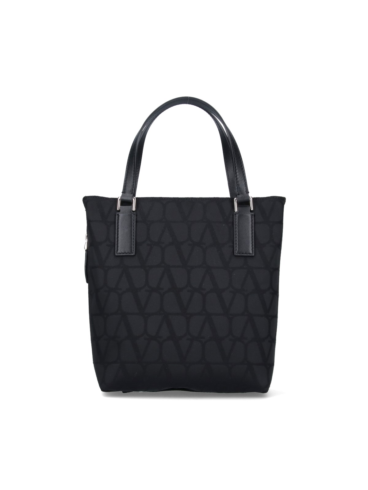Shop Valentino 'iconographe' Small Tote Bag In Black  