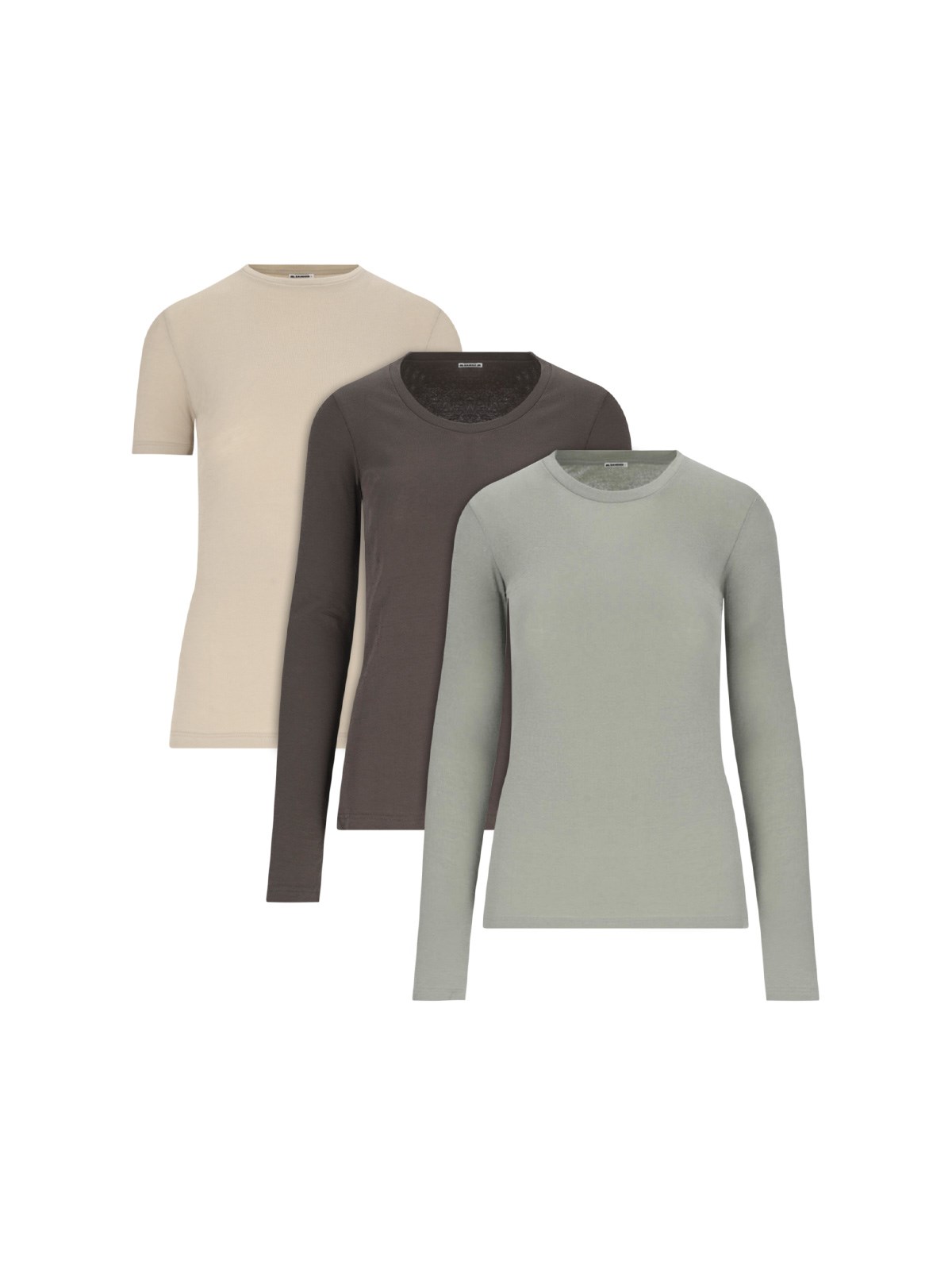 Shop Jil Sander '3-pack' T-shirt Set In Brown