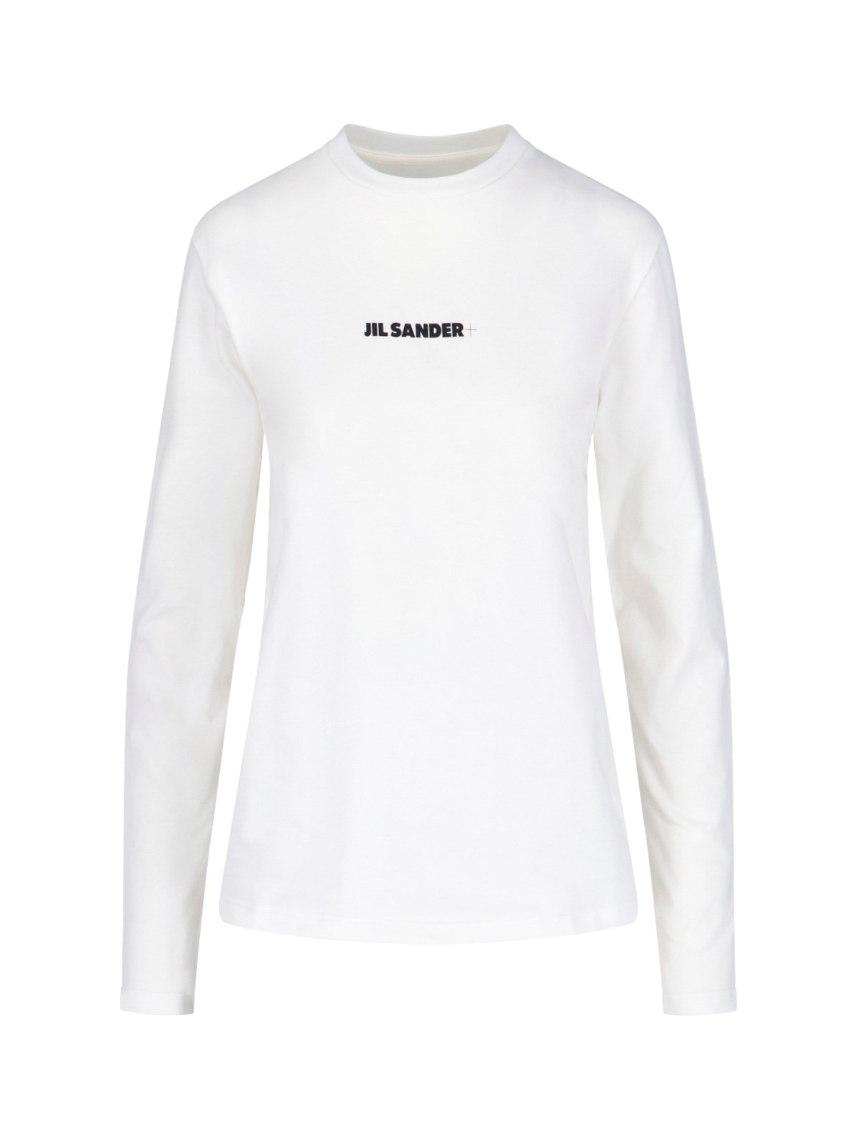 Jil Sander Logo Sweater In White