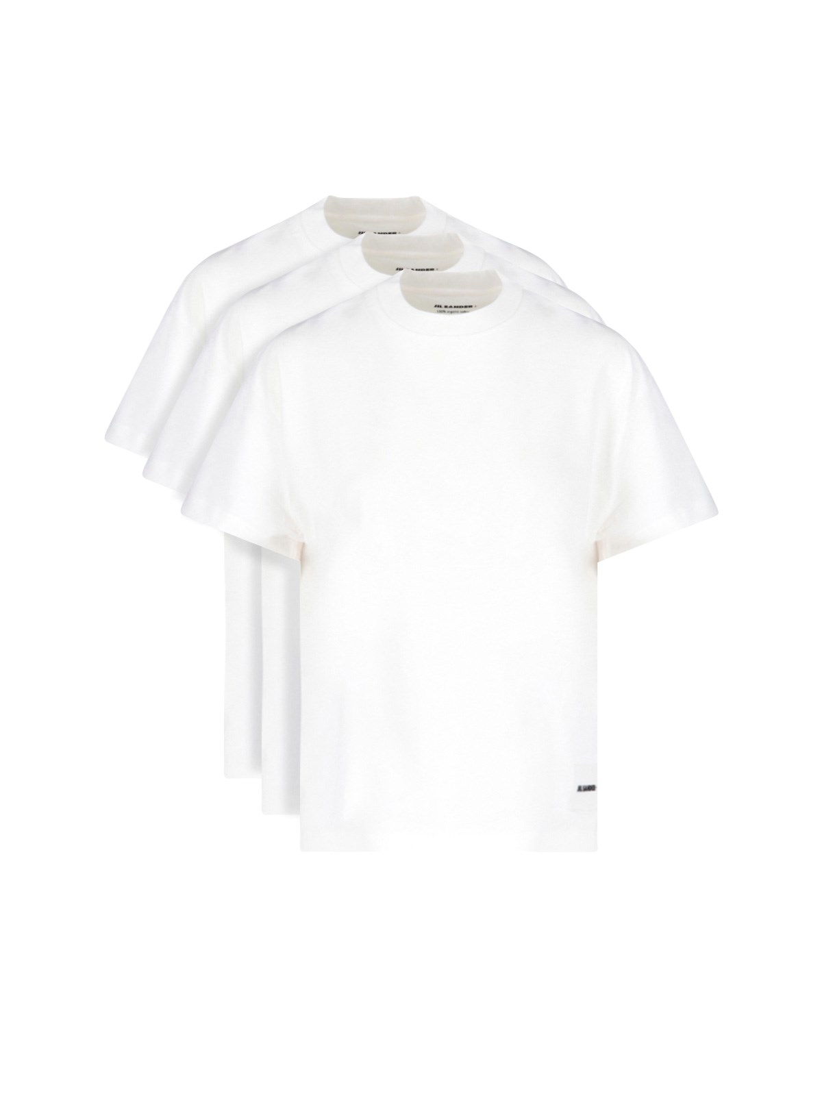 Shop Jil Sander Logo T-shirt Set In White
