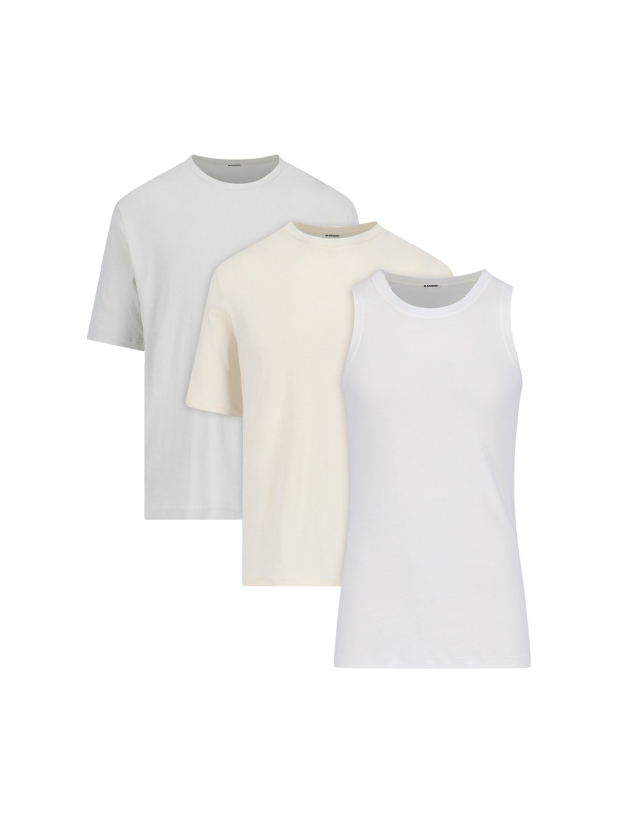 Shop Jil Sander '3-pack' T-shirt Set In White