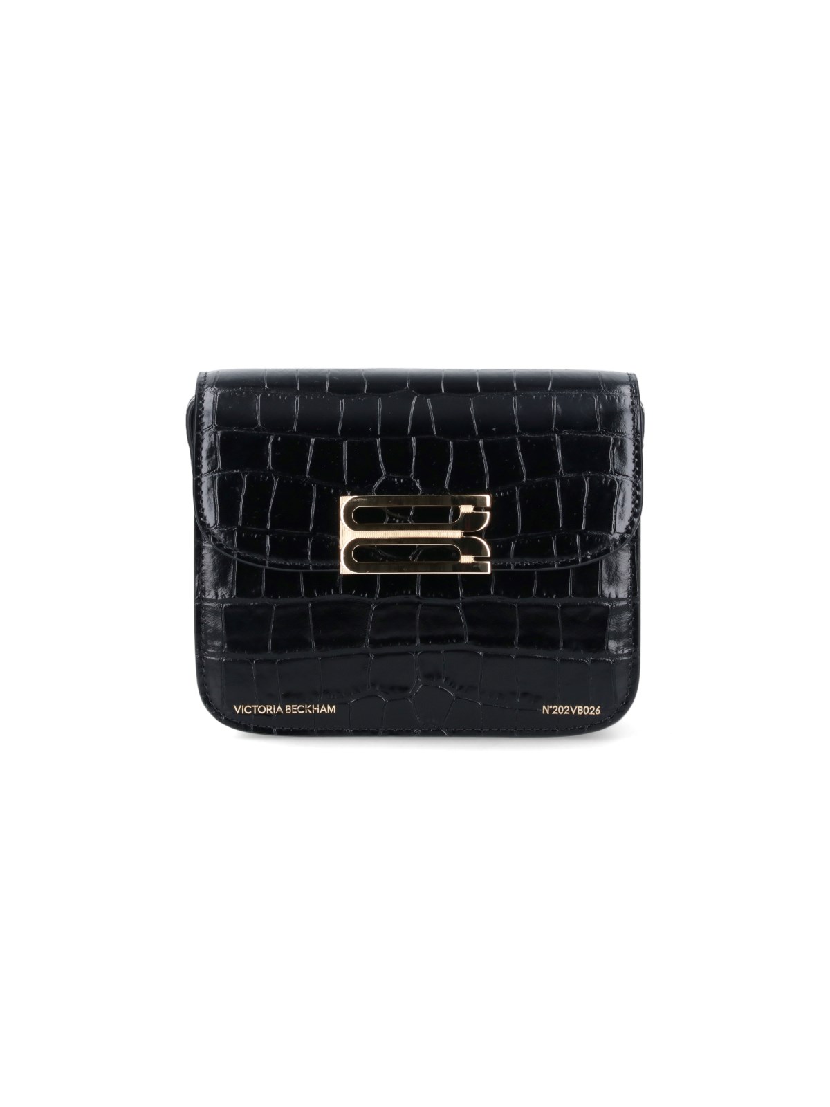 Shop Victoria Beckham Mini Bag "frame" In Black  