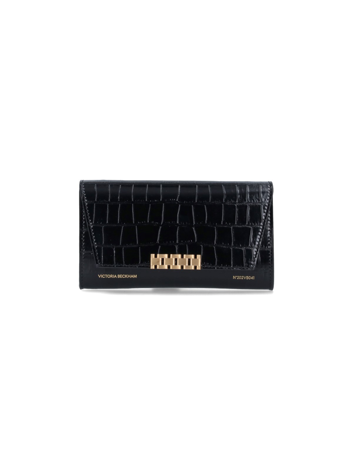 Victoria Beckham Crossbody Wallet In Black  