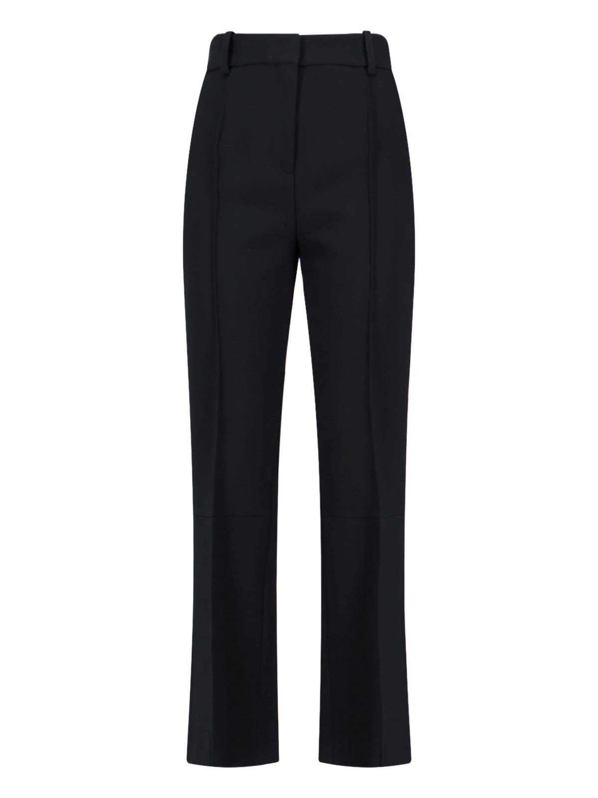 Shop Victoria Beckham Tailored Trousers In Black  
