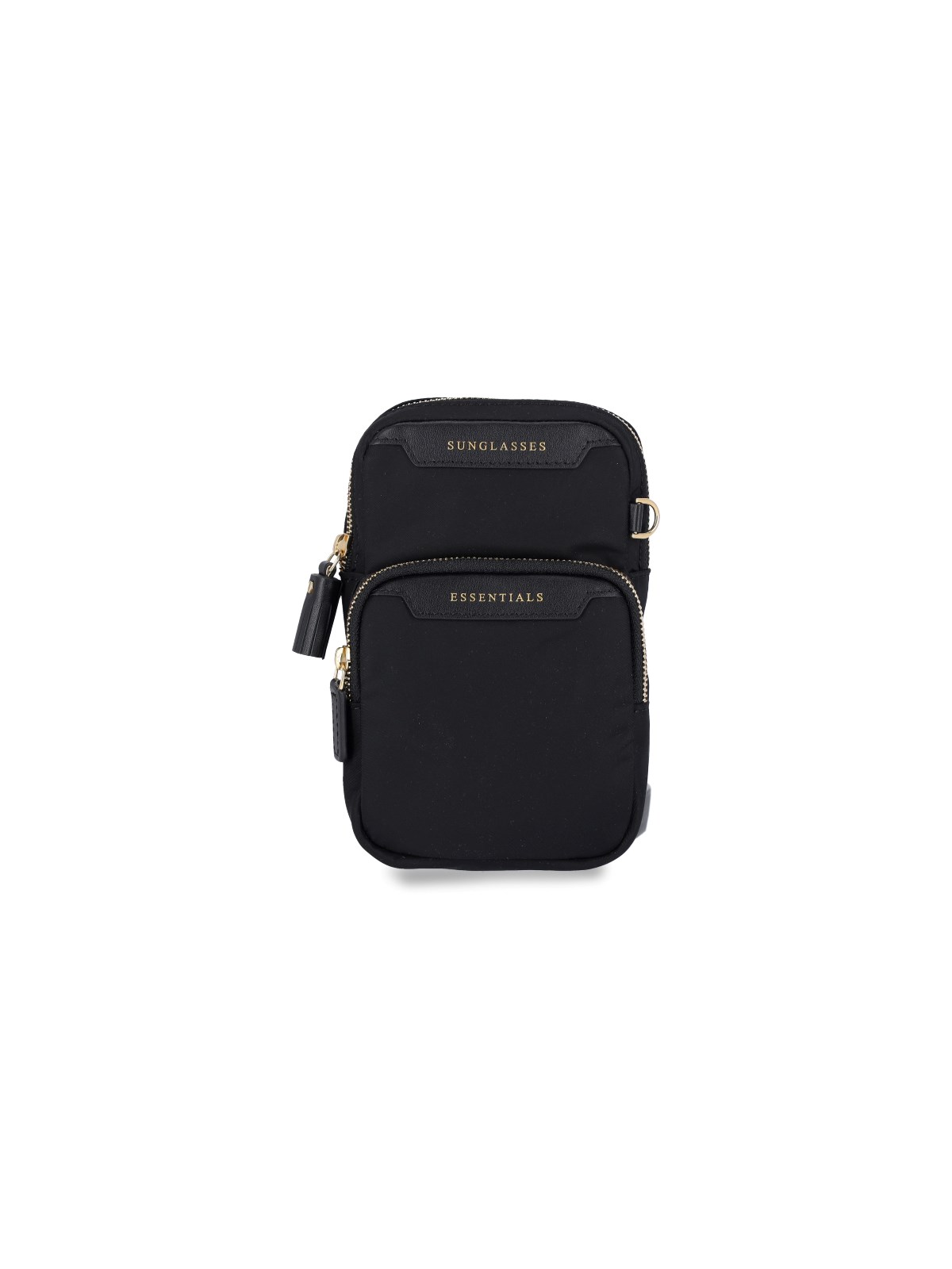 Shop Anya Hindmarch 'essentials' Shoulder Bag In Black  