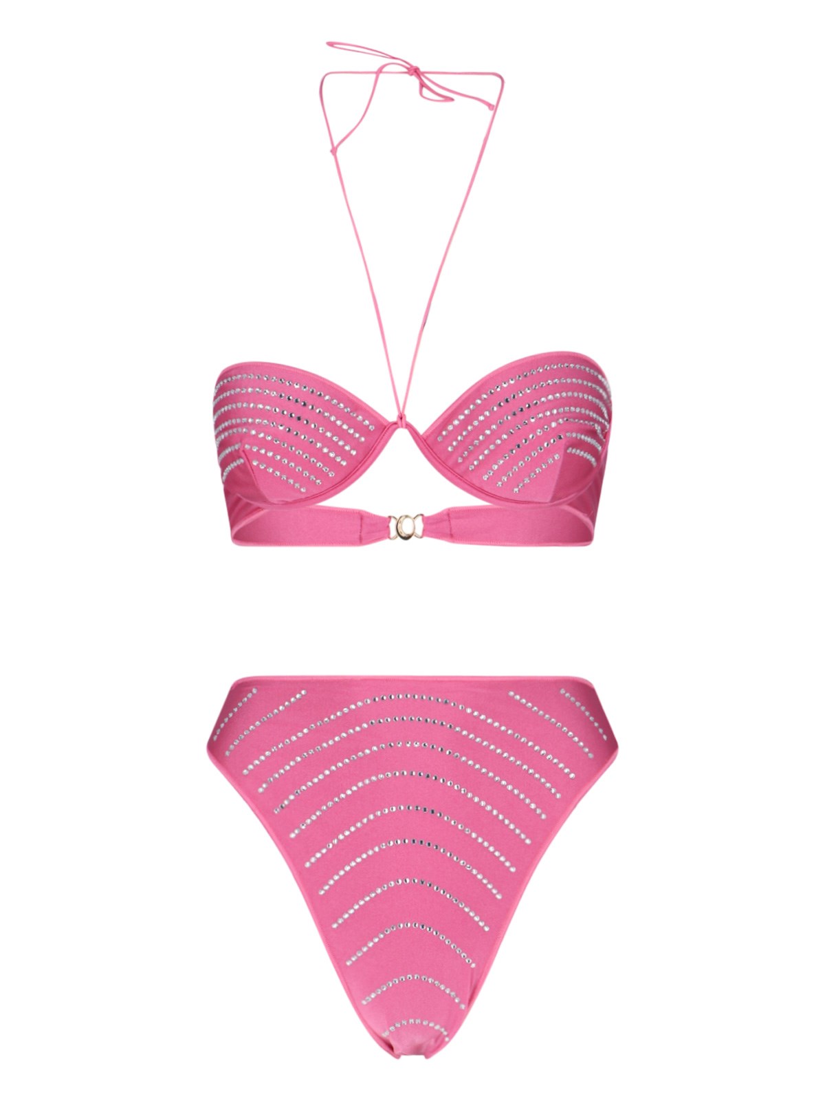 Shop Oseree 'gem' Bikini In Pink
